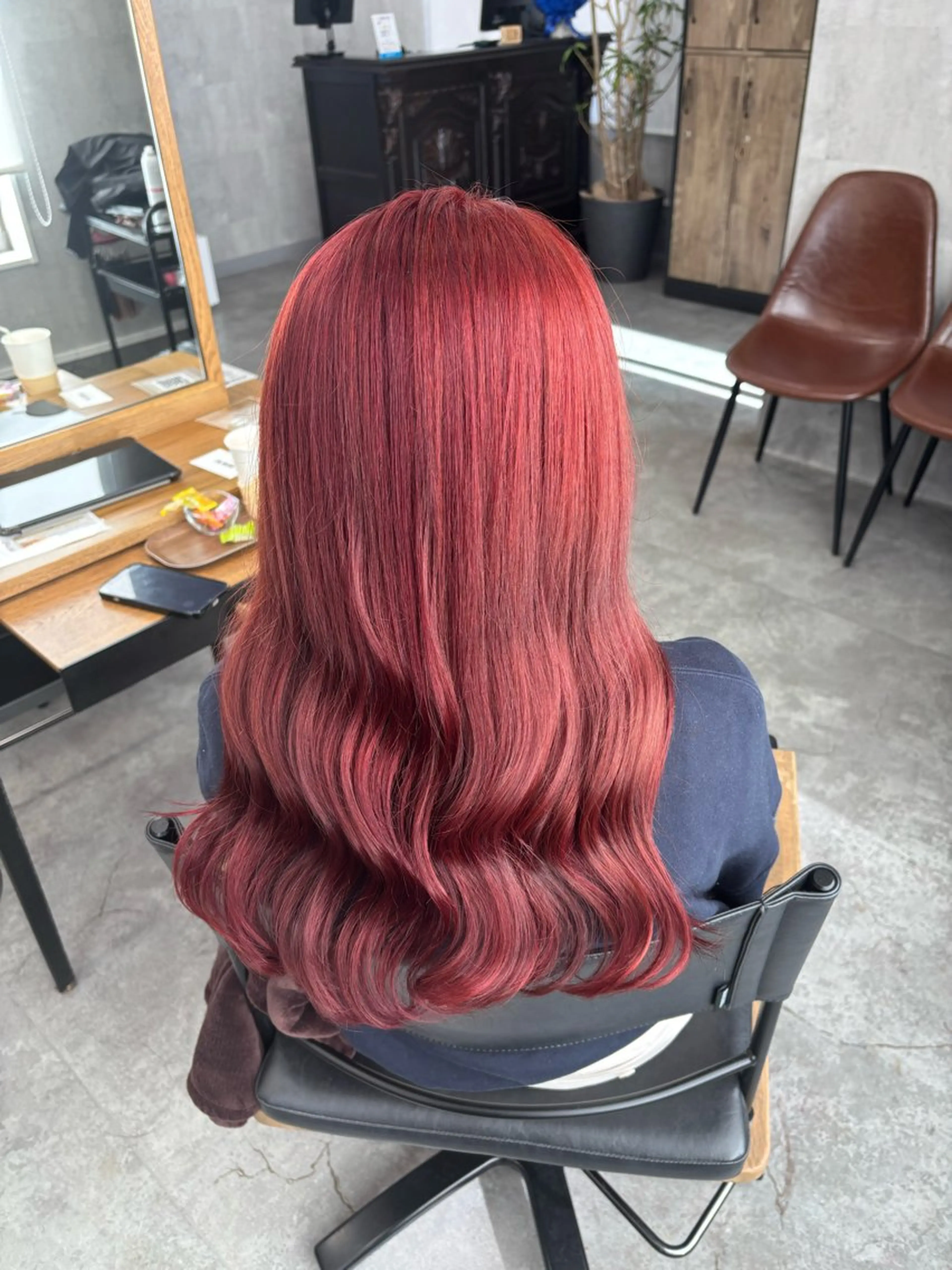 ロング ヘアカラー 大塚 加奈恵のヘアスタイル