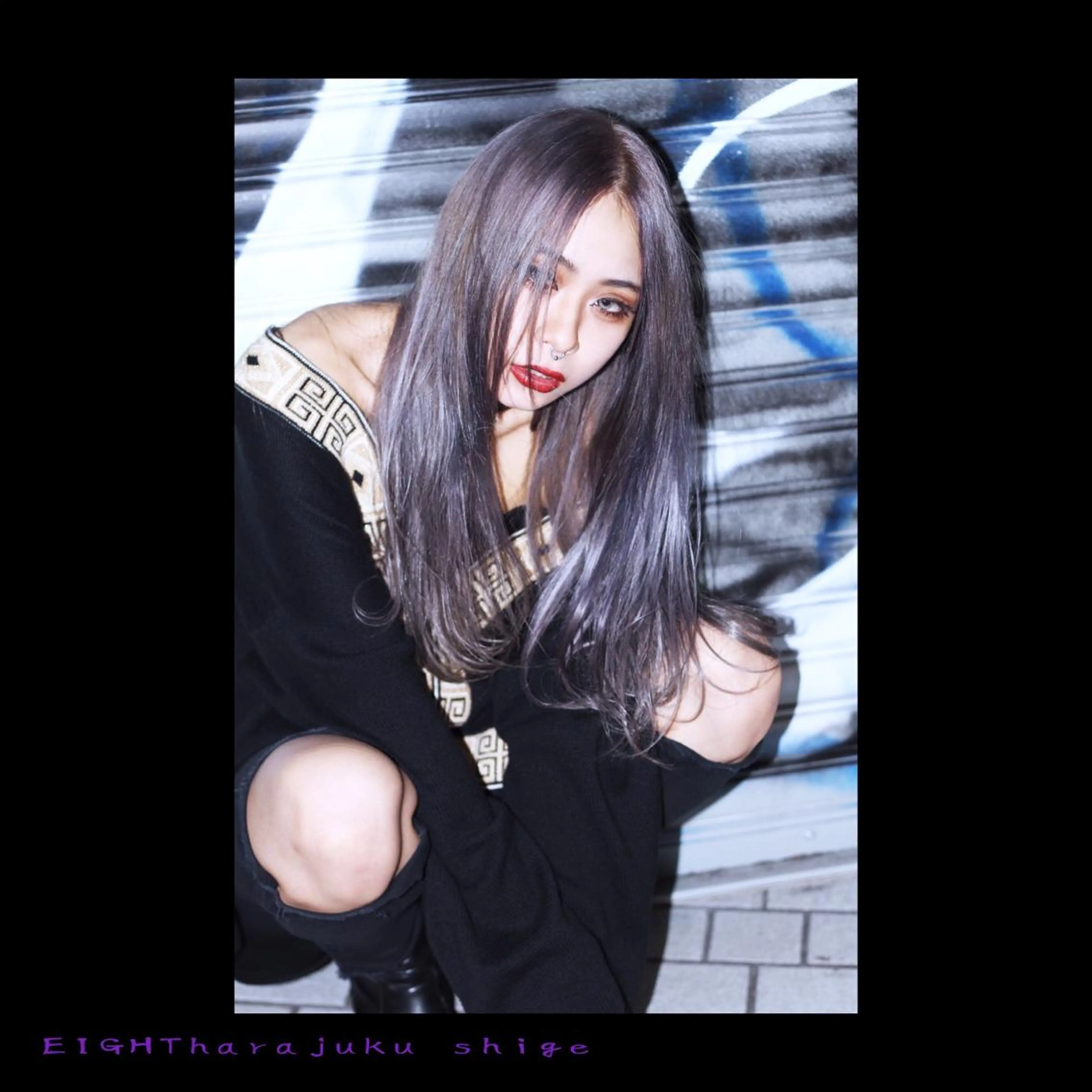 ロング カラー 及川シゲル 髪質改善講師のヘアスタイル