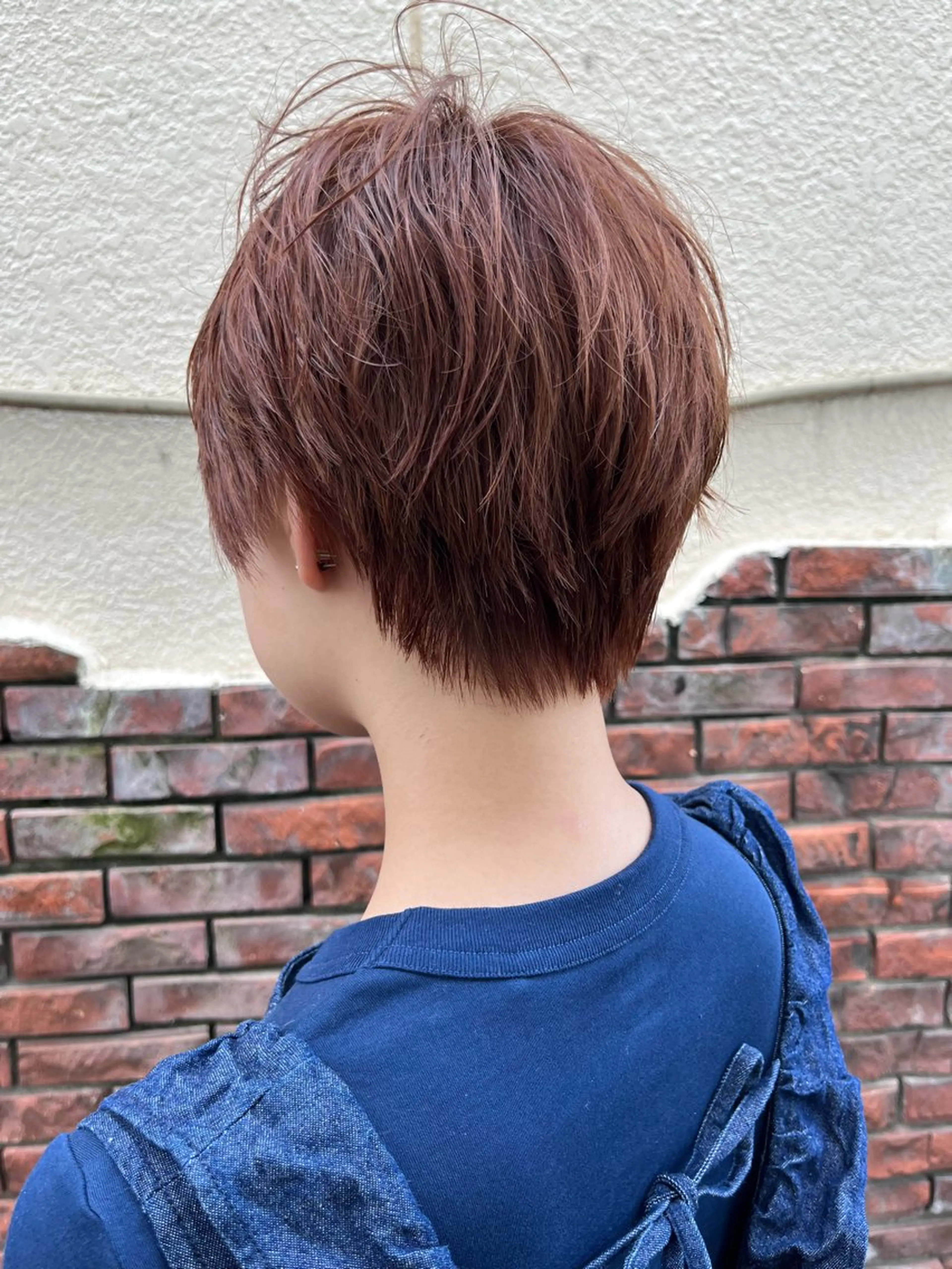 ショート カラー ベリーショート ショートヘア メンズハイトーン/栄 /イトウタケルのヘアスタイル