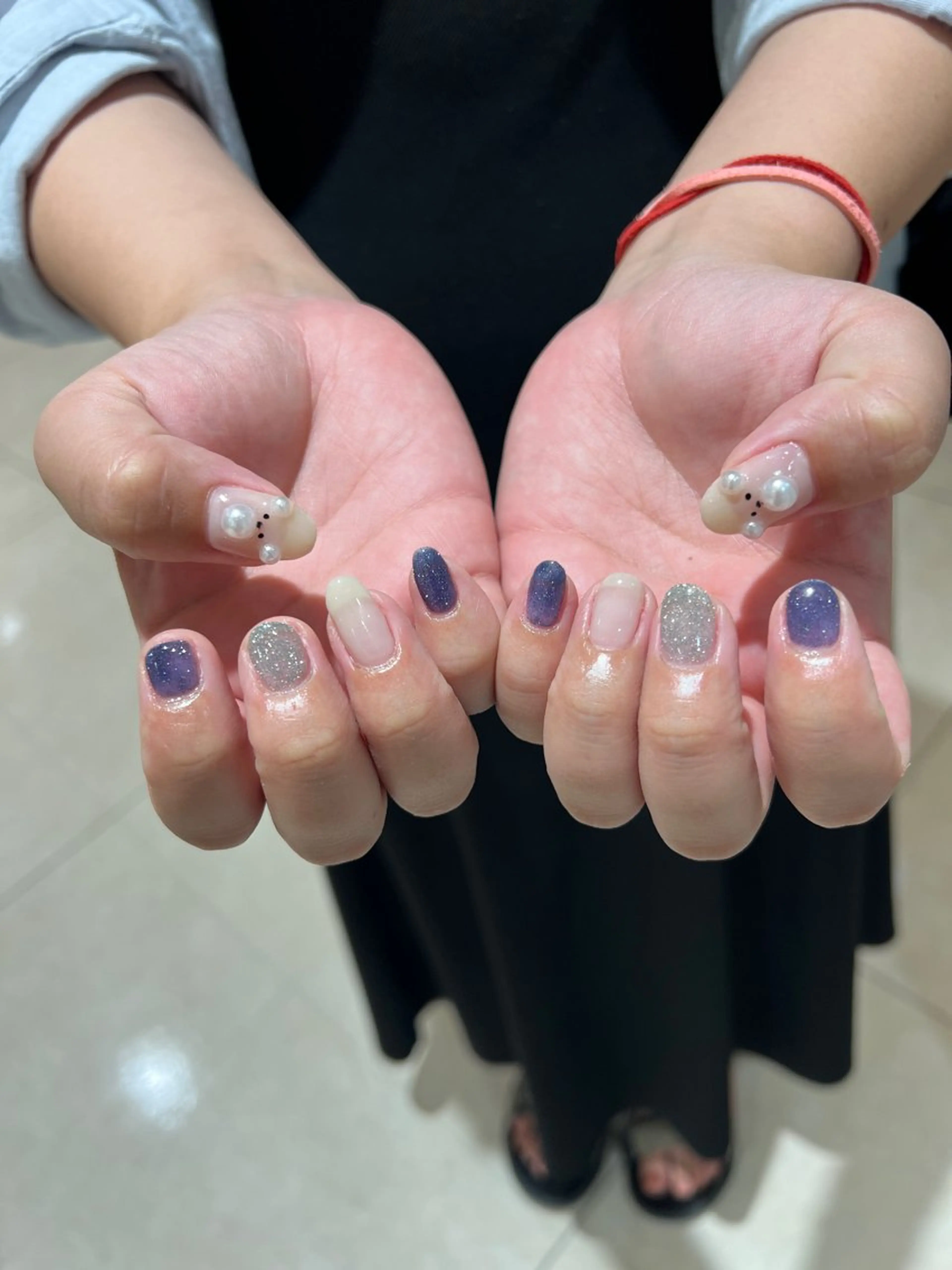 ネイル 個性派ニュアンス nuts nail所属・【池袋】nuts nail　なつみのネイルデザイン