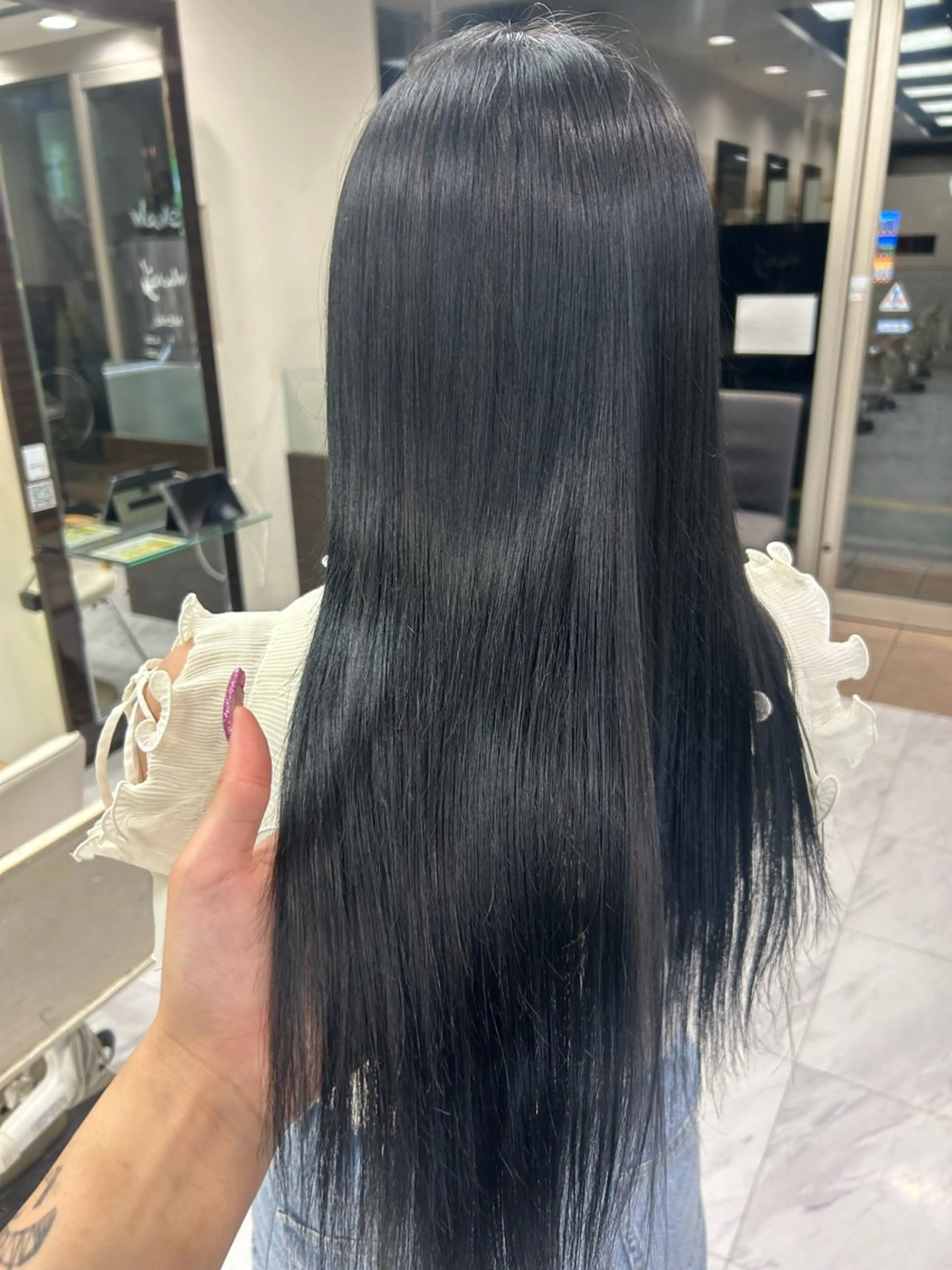 セミロング カラー 🫧💞艶カラー 瀧田 菜々花🦄🫧のヘアスタイル