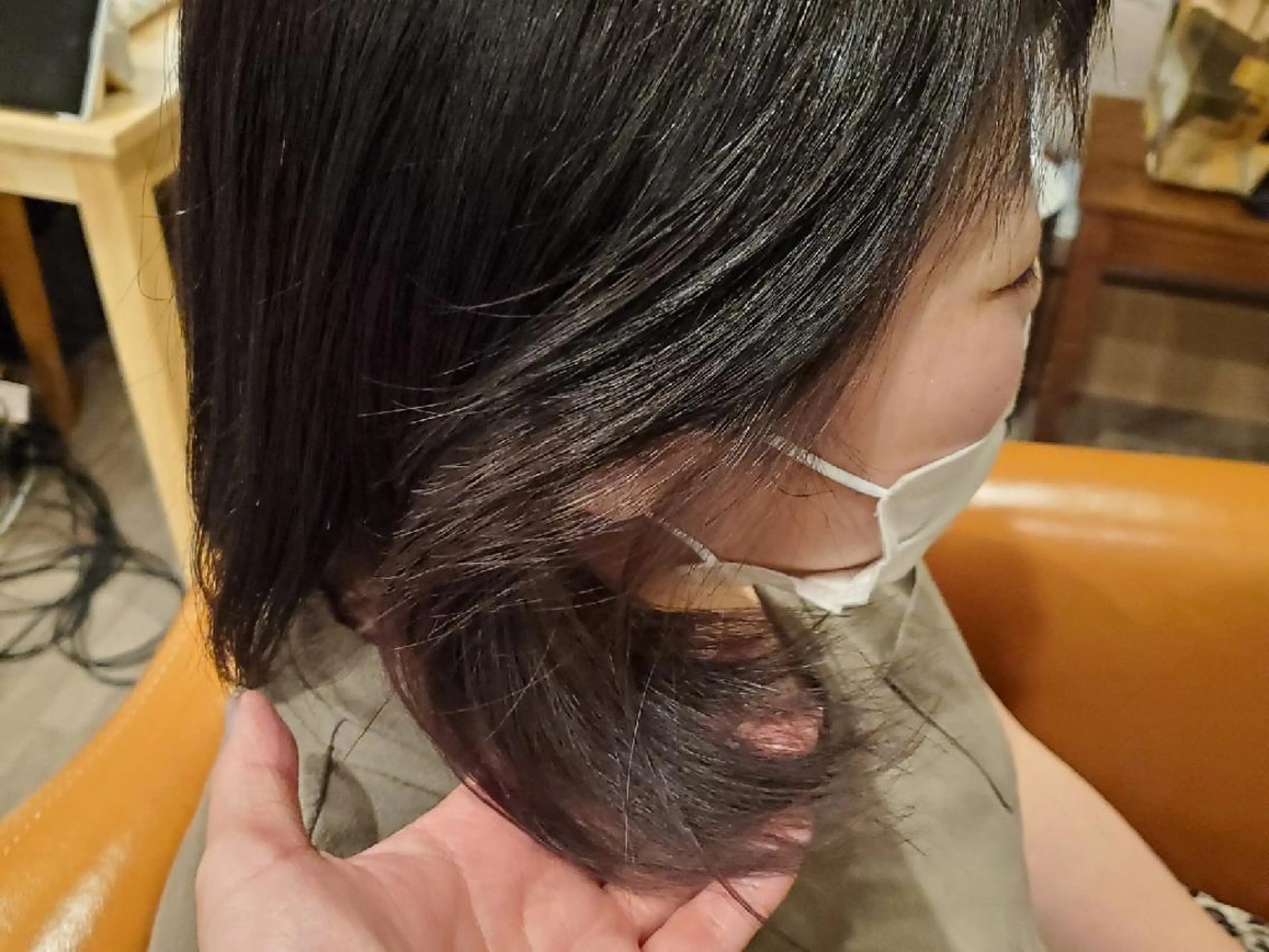 ミディアム カラー アディクシーカラー ブリーチ イルミナカラー 外国人風カラー トリートメント カット ヘアカラー トリートメント spa hair  ark 富井直美のヘアスタイル