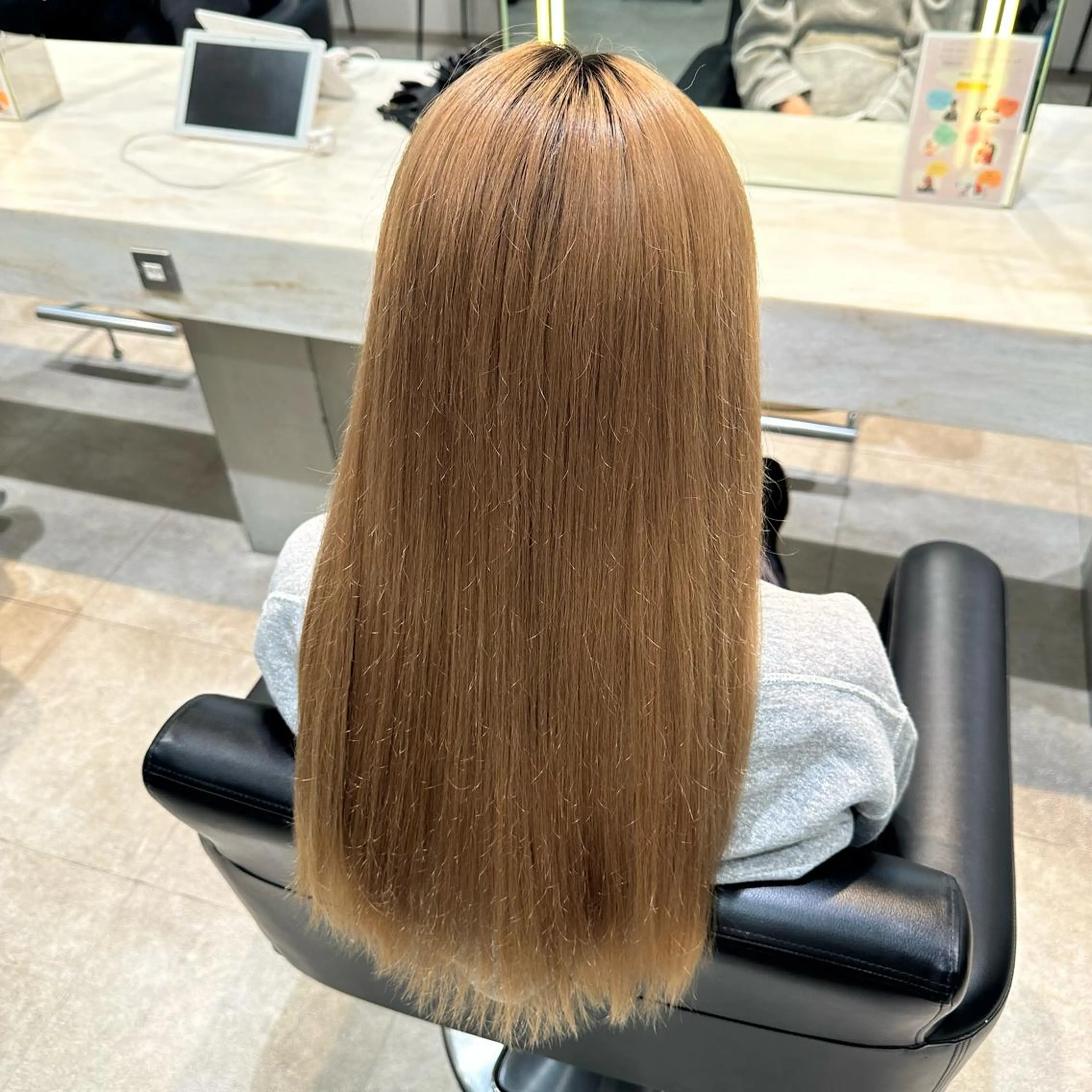 ロング Haruka 🌸暖色カラーのヘアスタイル