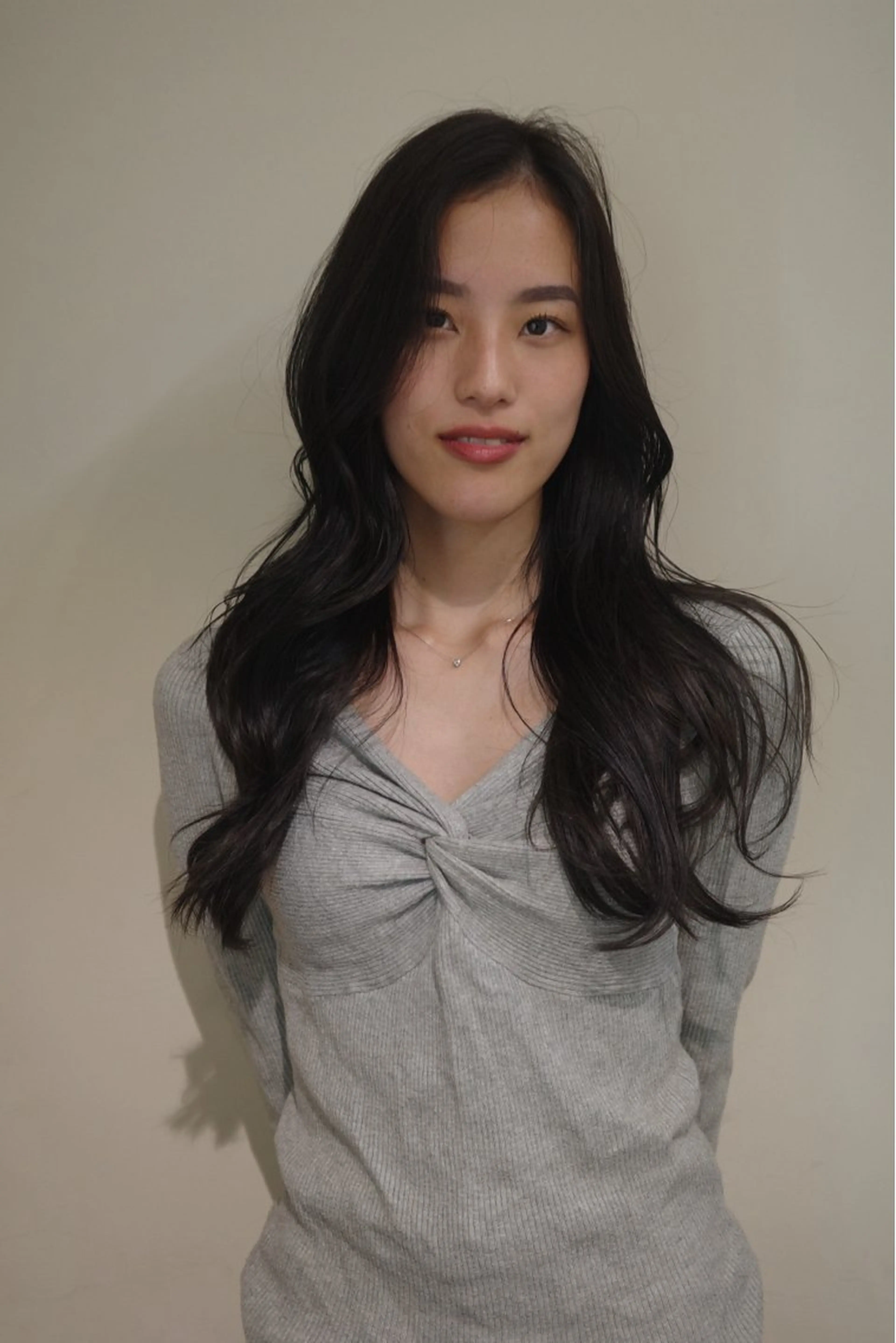 ロング カラー アディクシーカラー バレイヤージュ ブリーチ デザインカラー ダブルカラー カット ヘアカラー トリートメント 色気レイヤーカット 大和健生のヘアスタイル