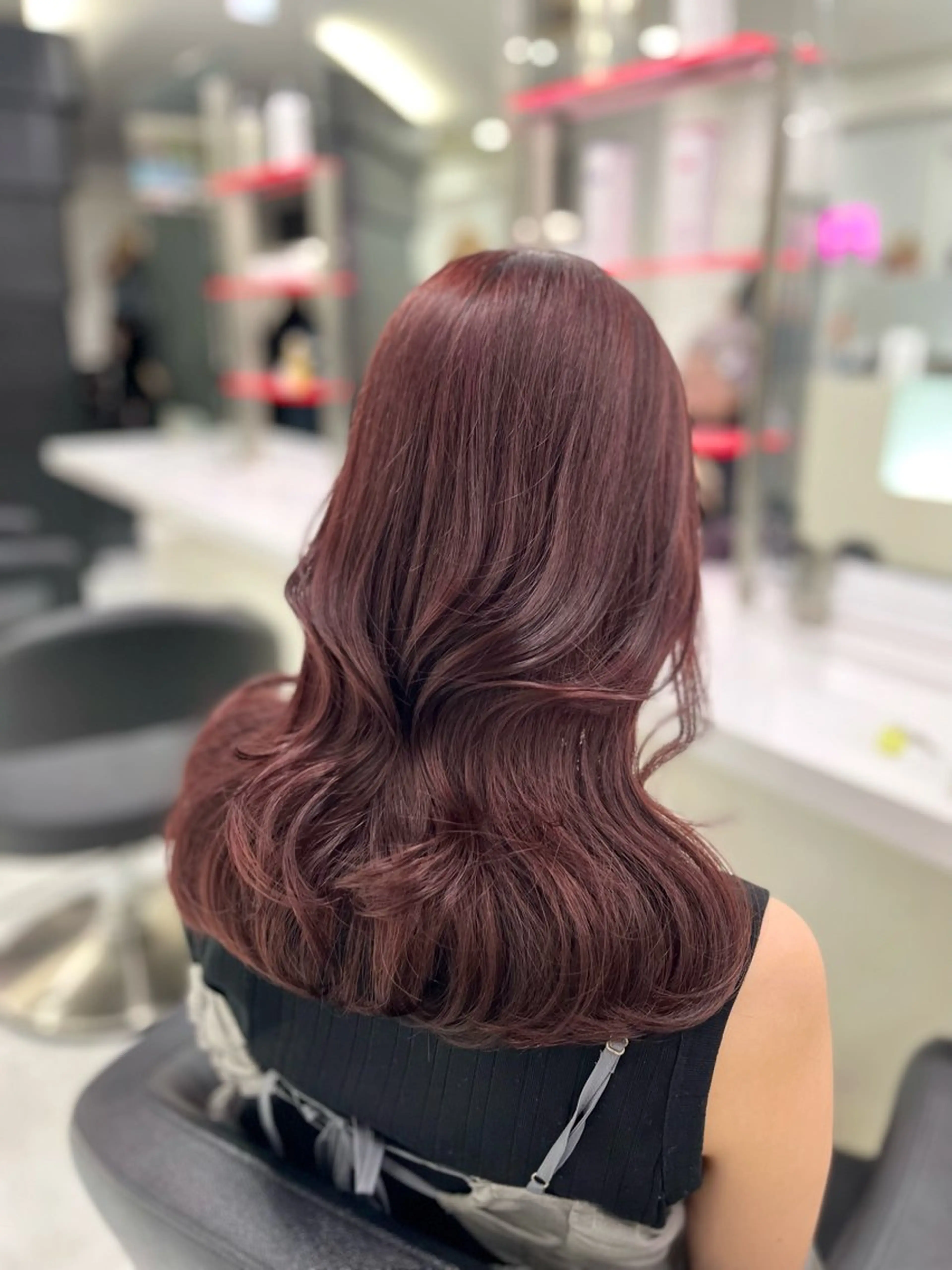 ロング ヘアカラー 渋谷🥇透明感カラー 特化美容師のヘアスタイル