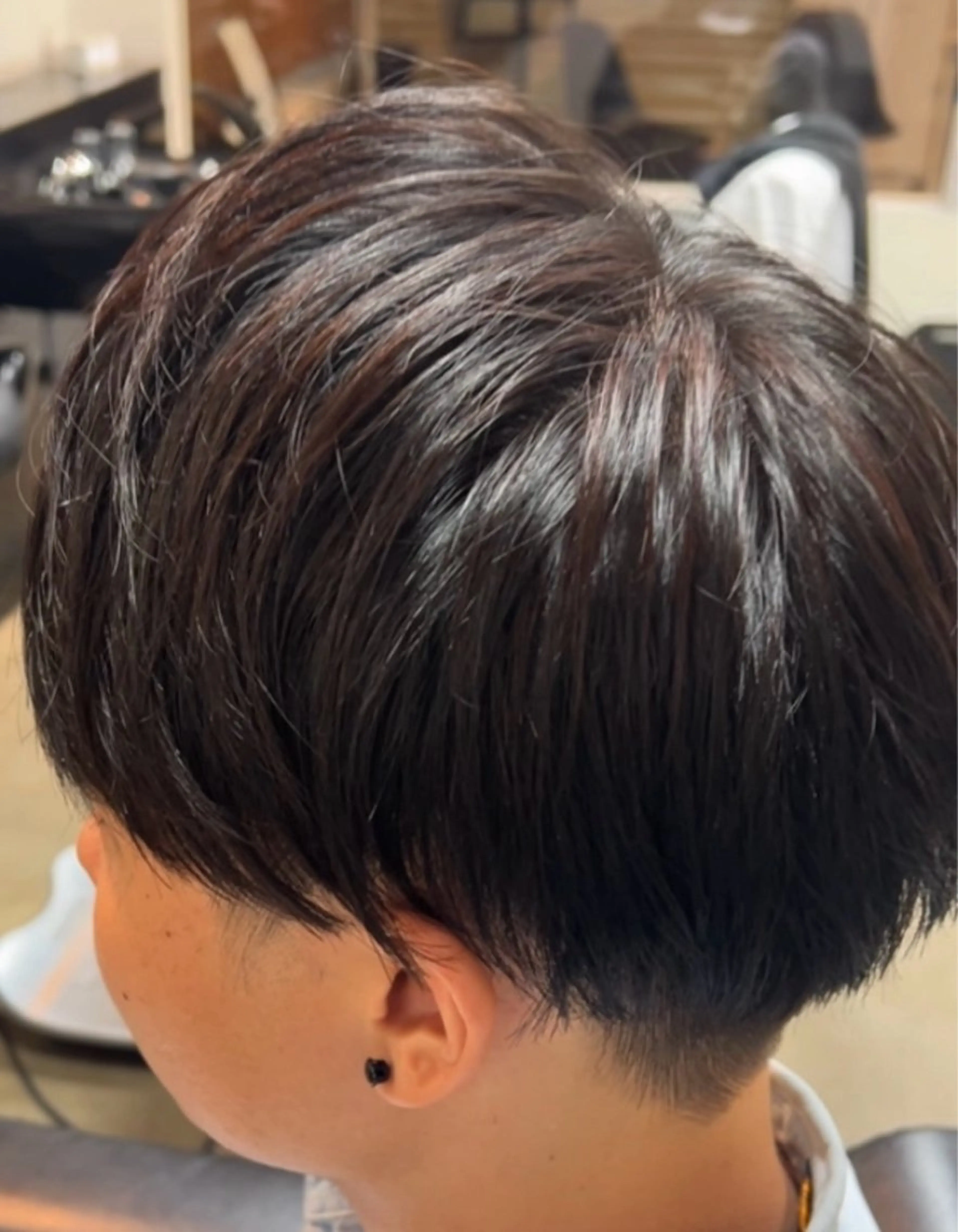 ショート ハイライト JUNES man 目白 男髪所属・男性の方限定🚹山田 瑛心のヘアスタイル