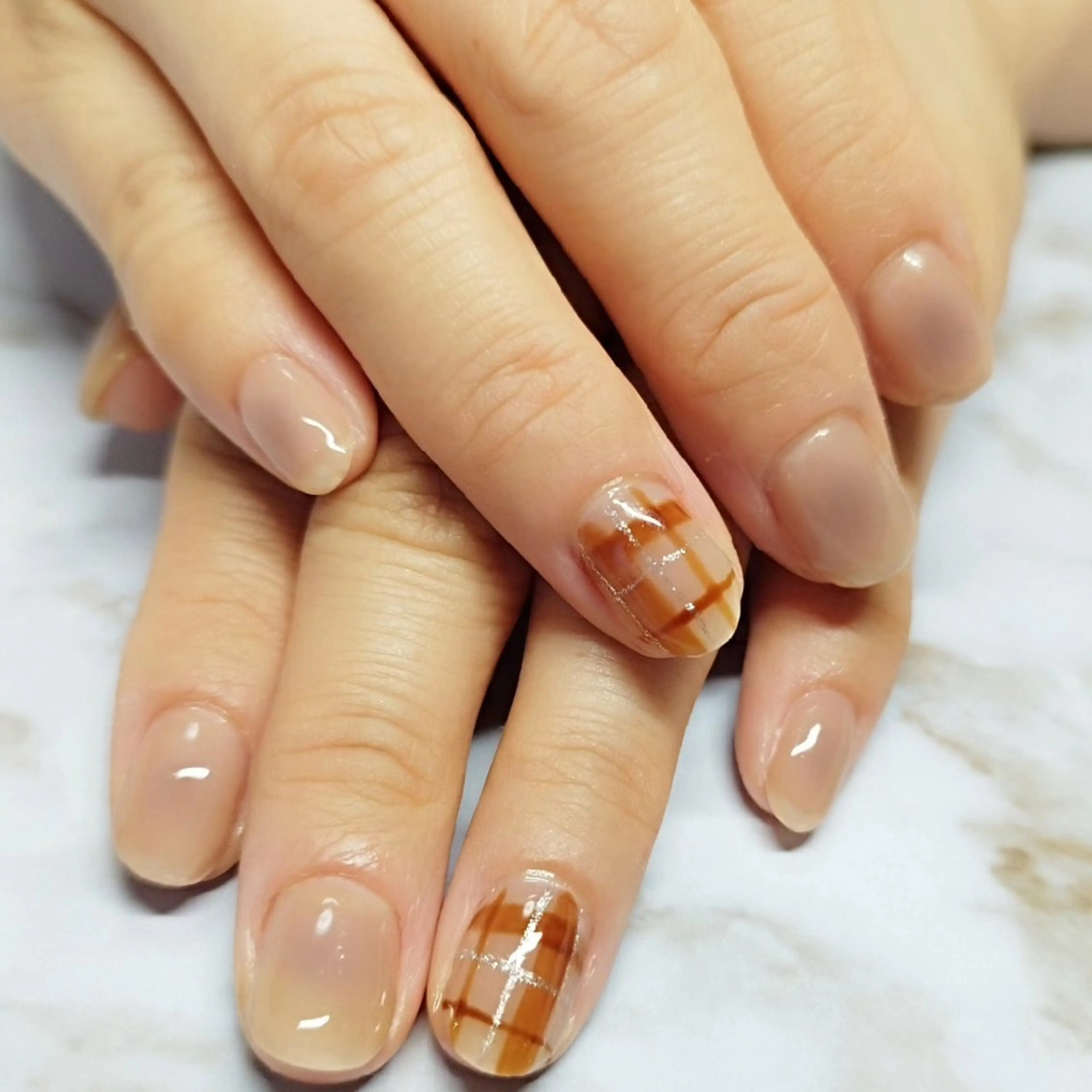 ネイル チークネイル 93 nailのネイルデザイン