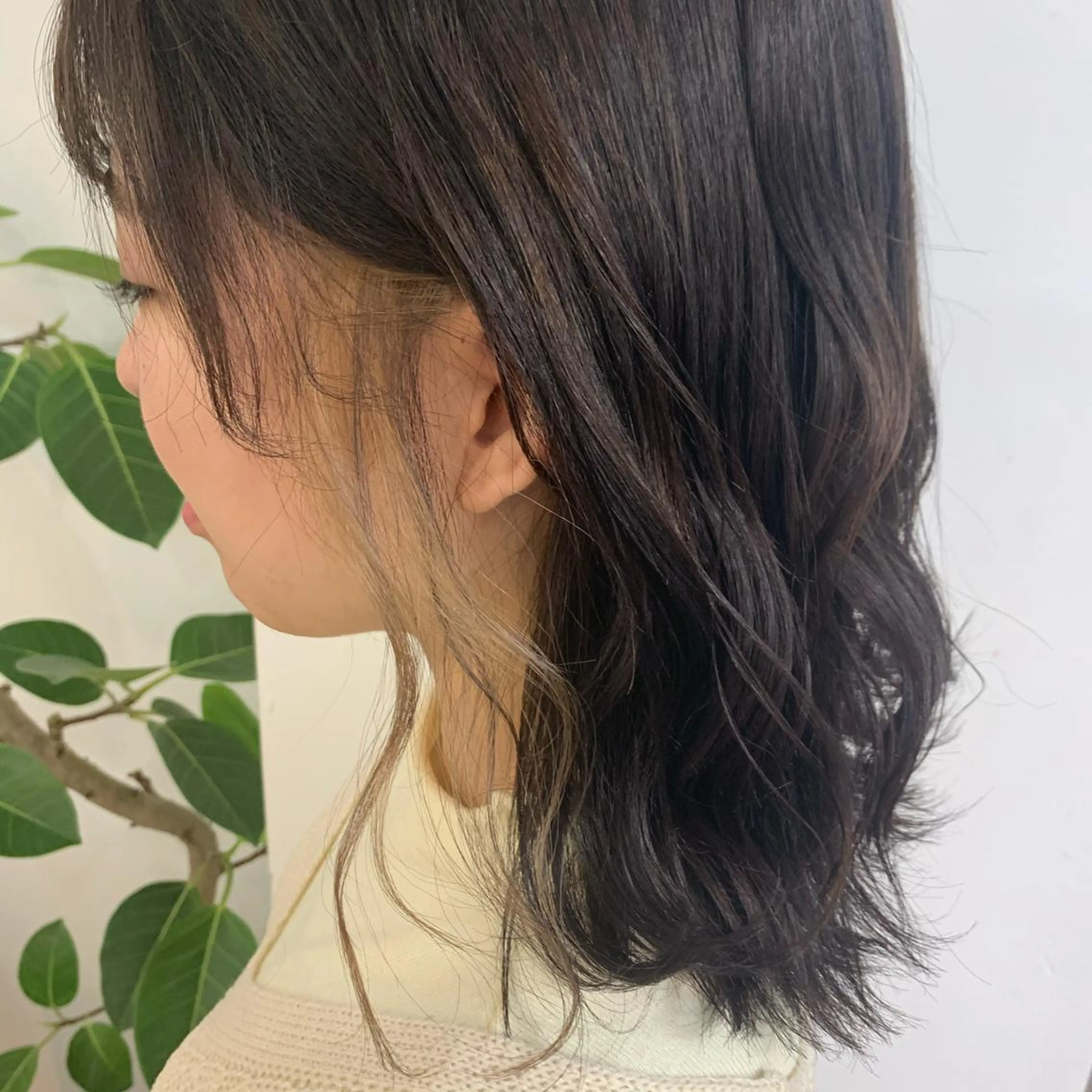 ミディアム fifth所属・きたみ すずのヘアスタイル
