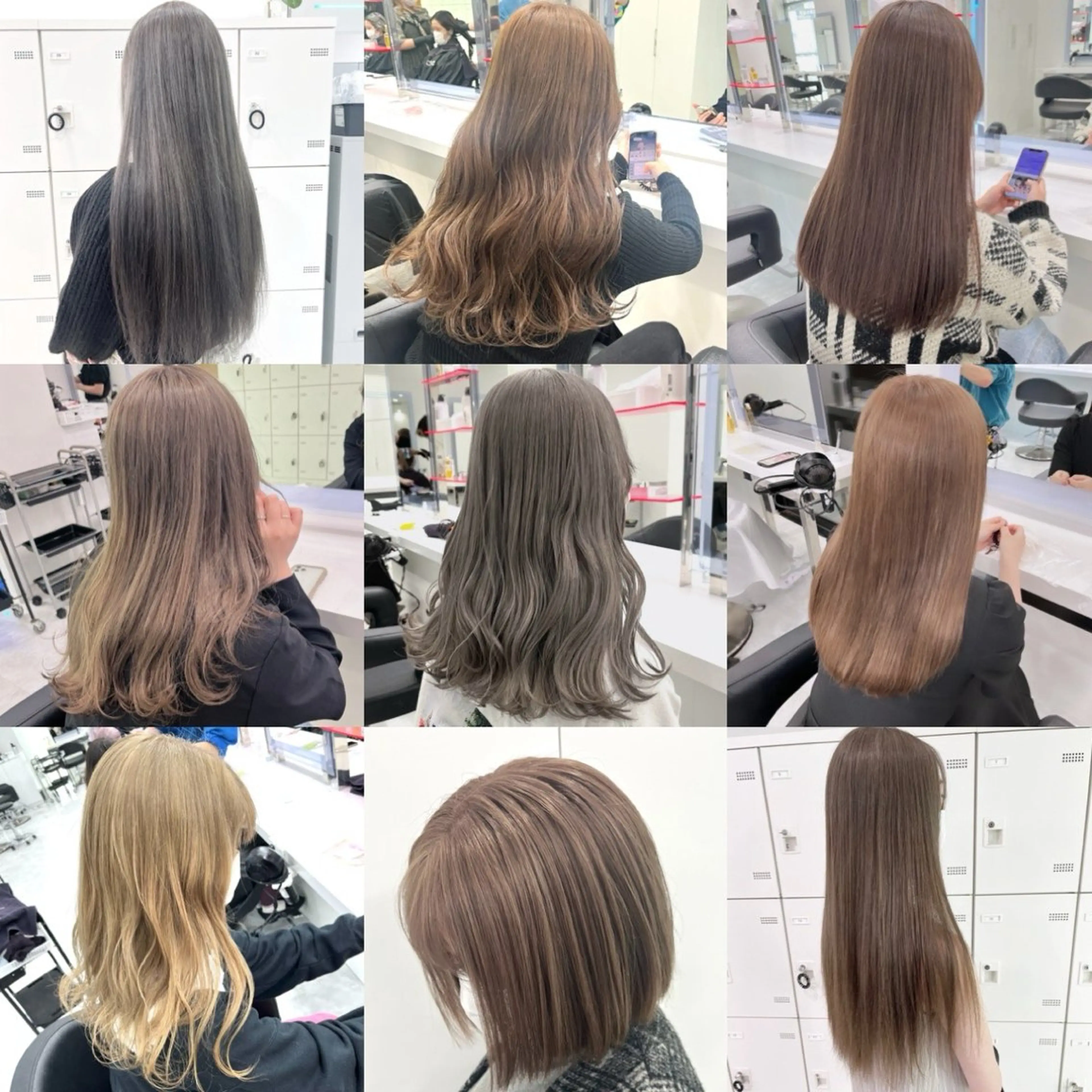 カラー ヘアカラー 💗ツヤ髪💗透け感 💗ブリーチなし💗のヘアスタイル