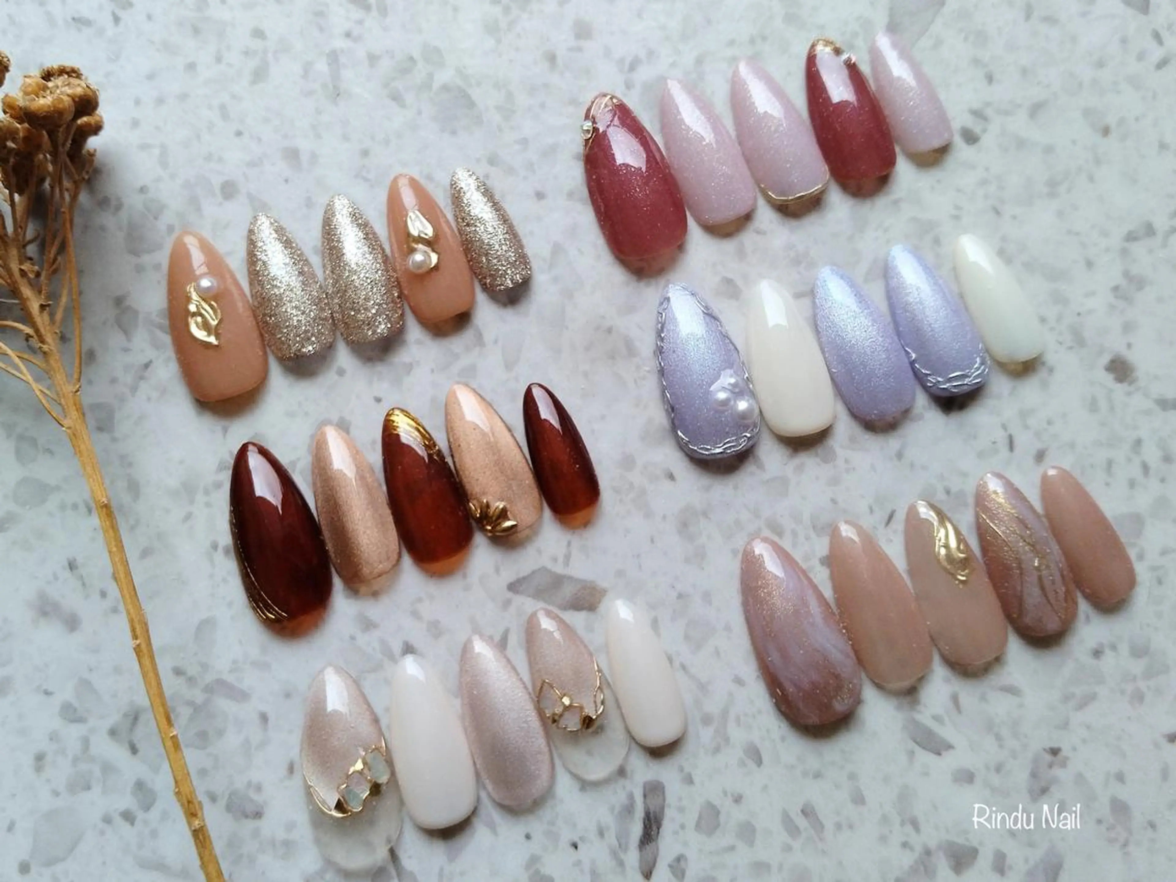 ネイル ハンドネイル Rindu Nail 名駅3のネイルデザイン