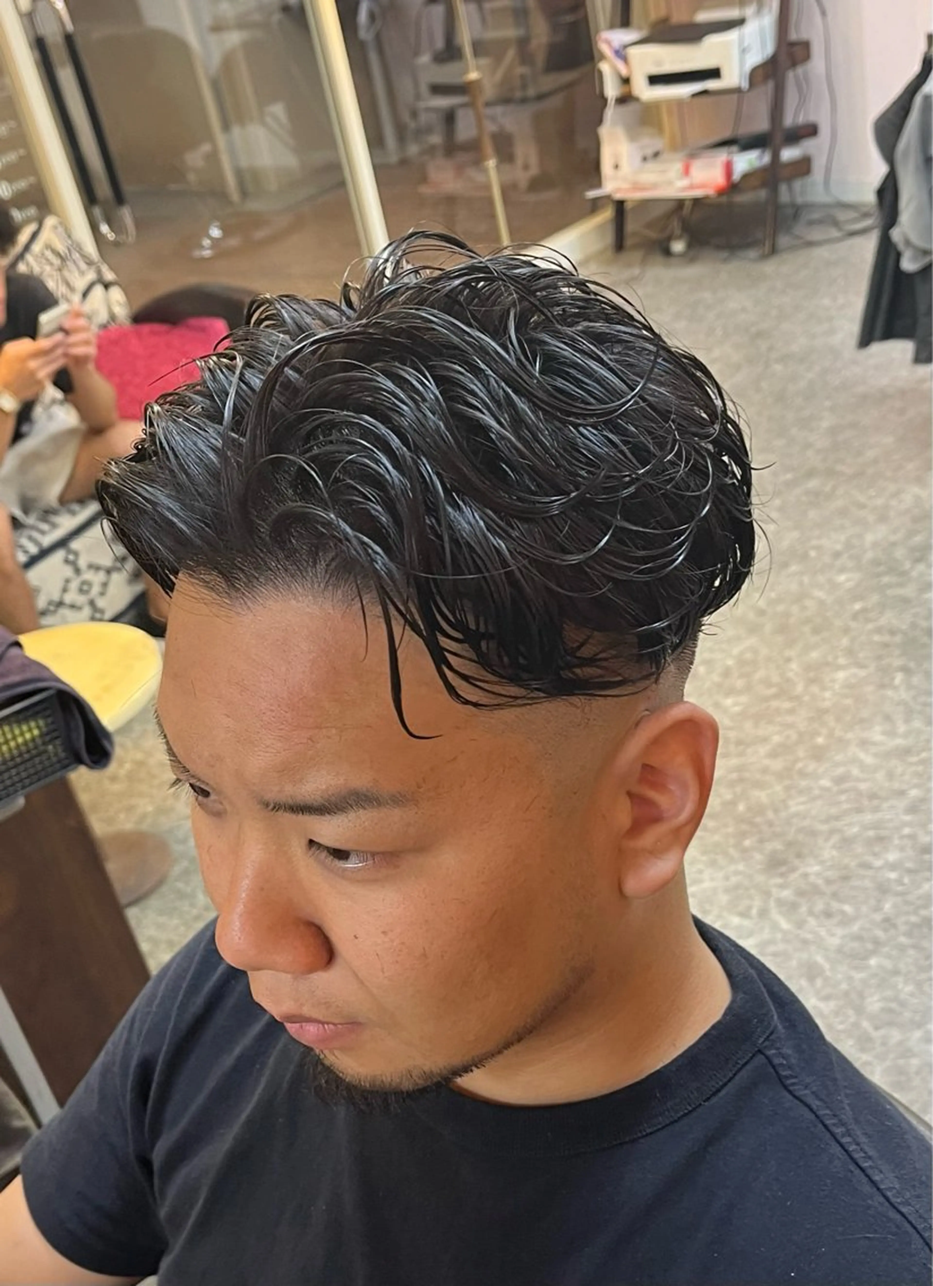 ミディアム パーマ CuMARi所属・men's専門歴８年 ✨パーマ特化⭕️のヘアスタイル