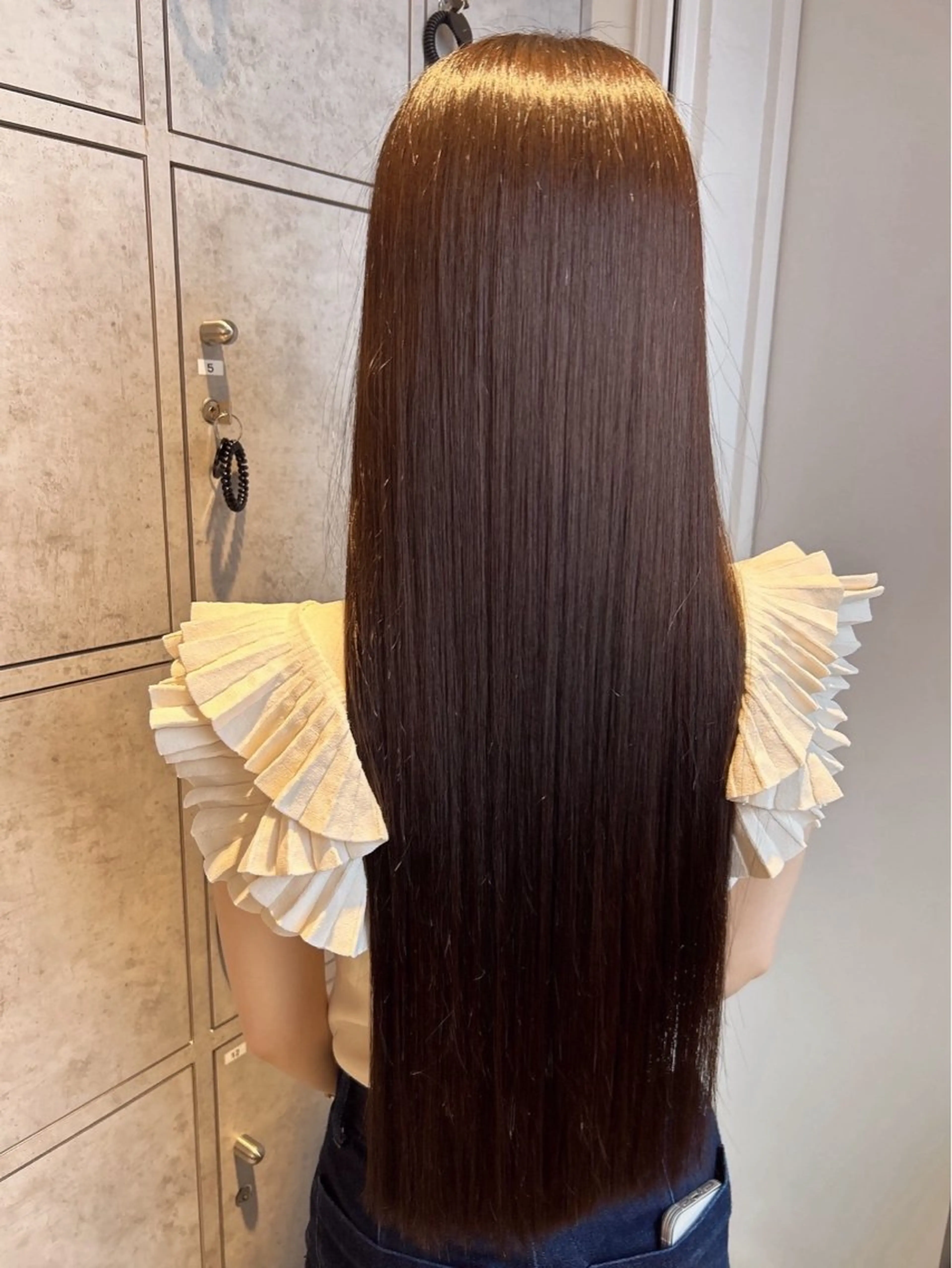 【雨&湿気対策に！】カット+艶髪縮毛矯正+Aujua or TOKIOトリートメント￥18000の写真