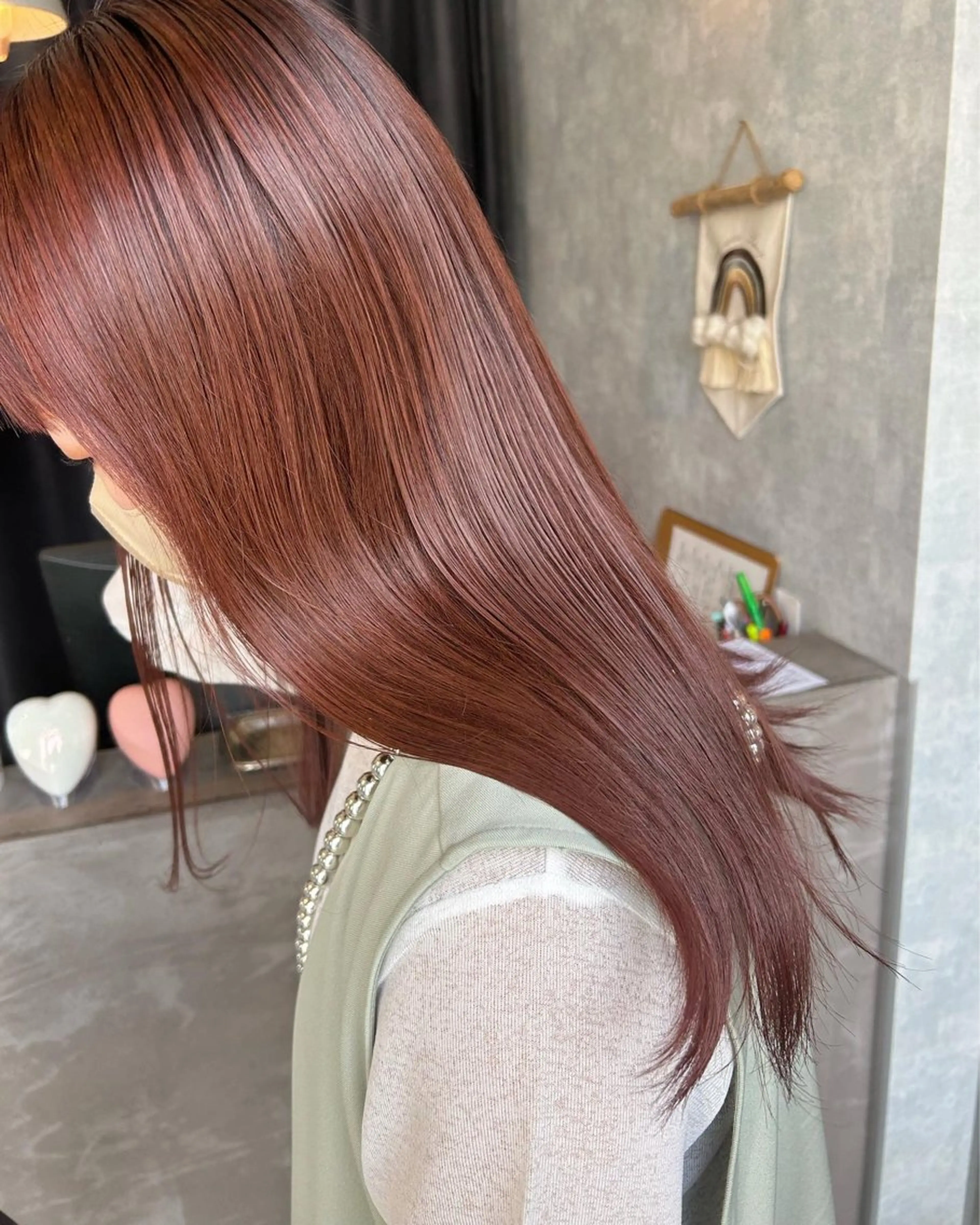 ミディアム カット ヘアカラー 香西 歩美【Lamp】のヘアスタイル