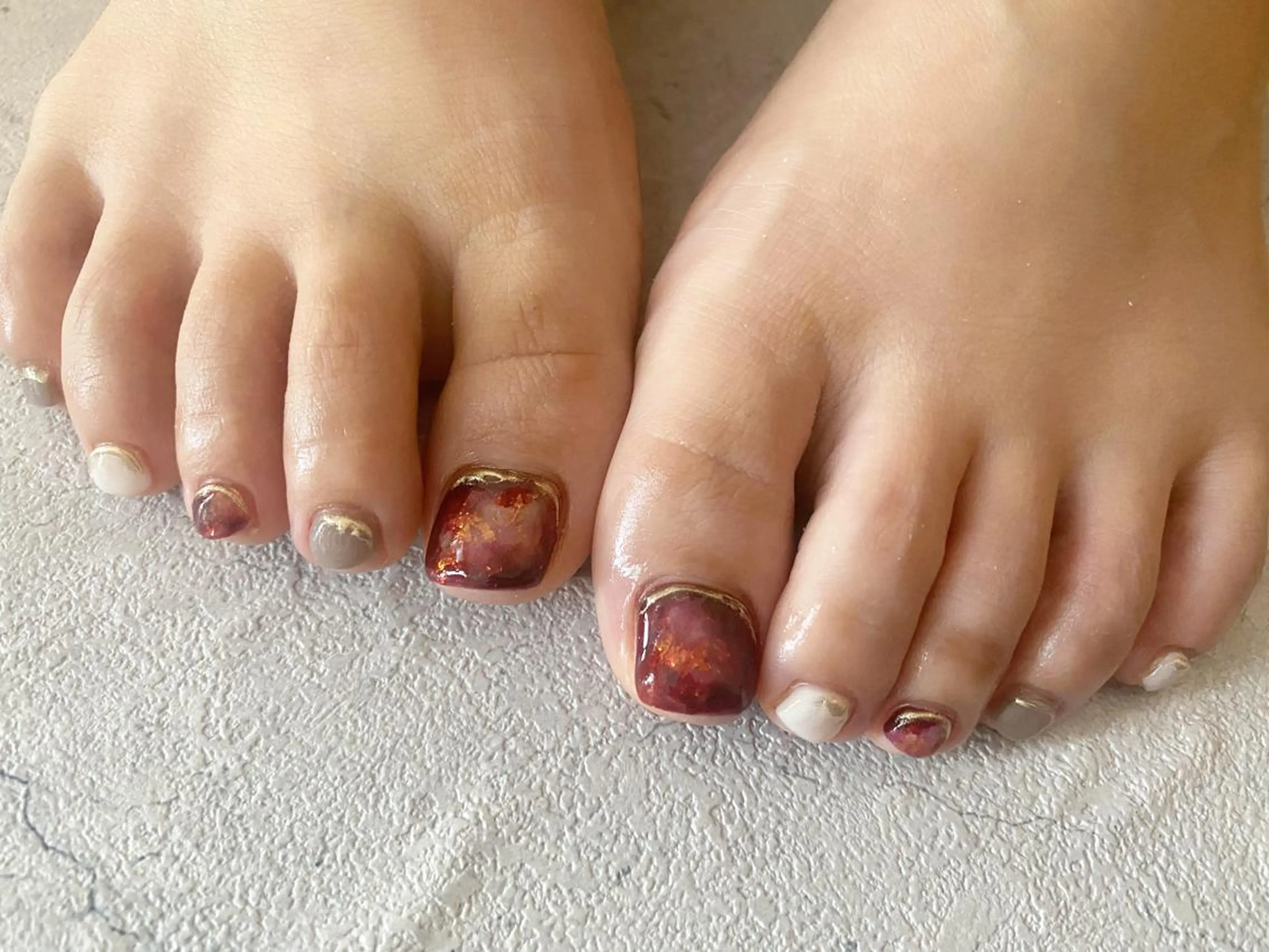 ネイル フットネイル ëmma nail_ by chulaのネイルデザイン