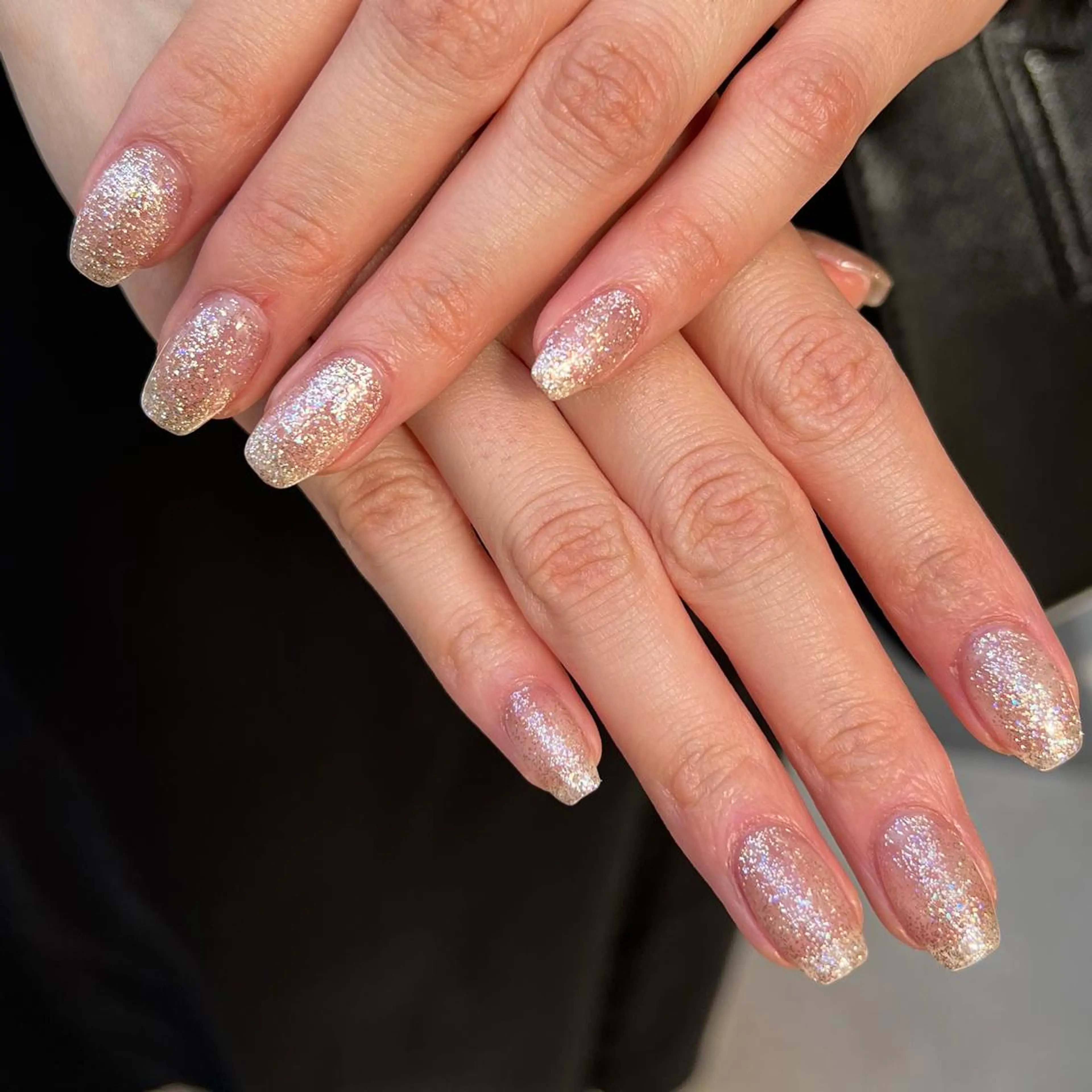 ネイル オーロラネイル ラメ(グリッター) 酒井 サカイのネイルデザイン