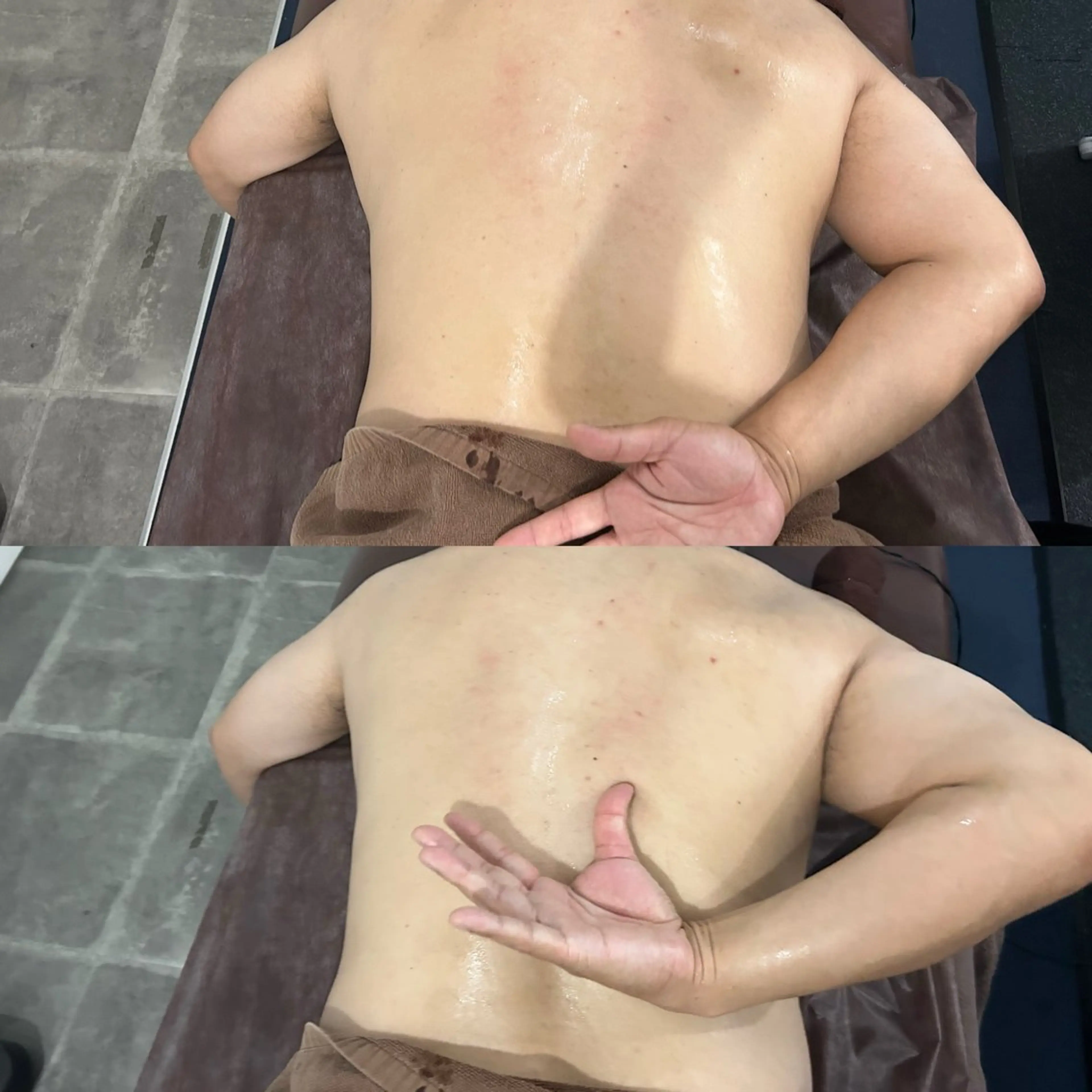 腰​〜​お尻部分トリートメント🌈腰がだるい、手のマッサージでは物足らない方、お尻の大きな筋肉にもしっかりアプローチ！の写真