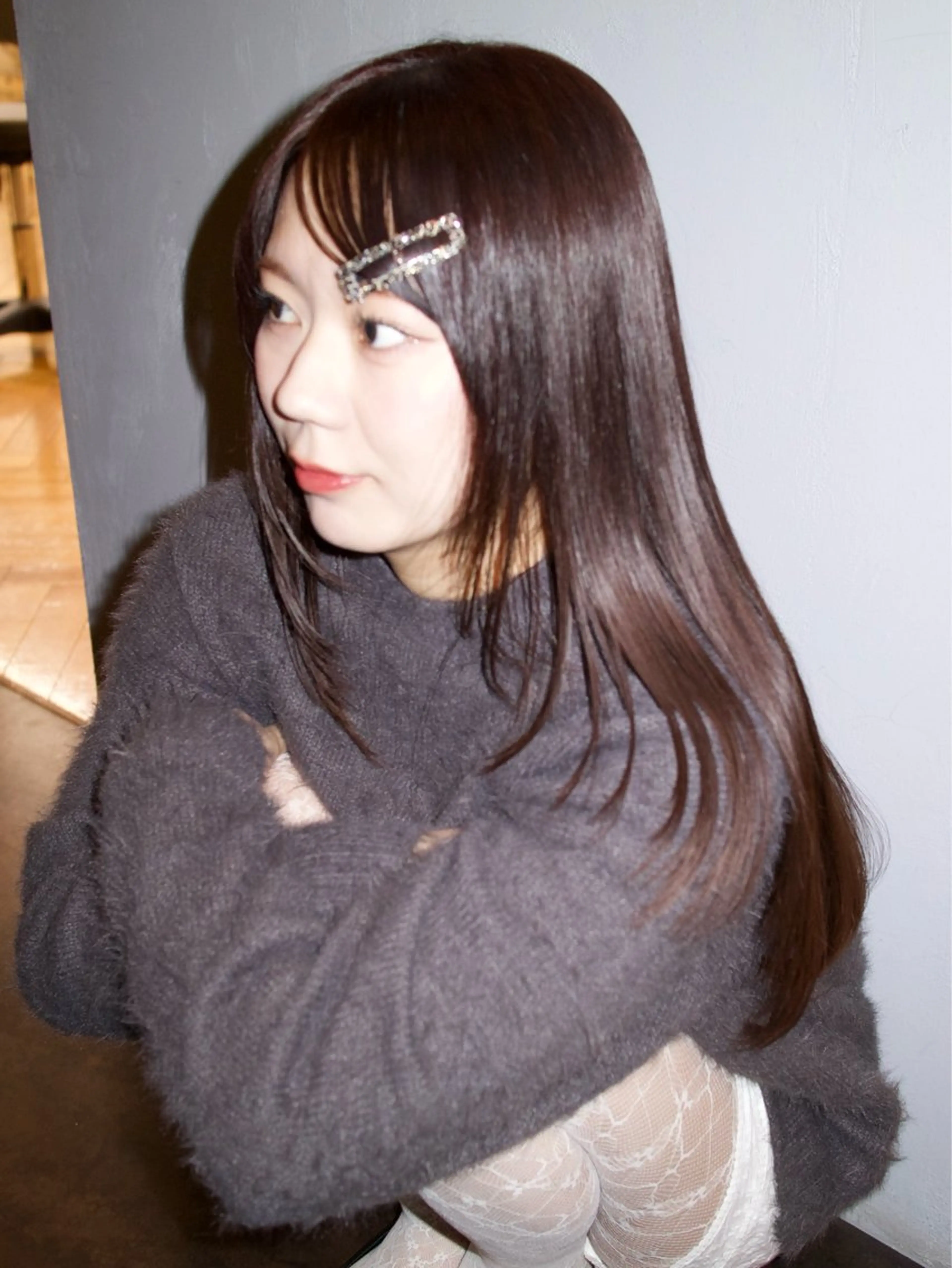 ロング カラー ヘアアレンジ ヘアカラー ᵐⁱᵏⁱᵏᵒ /透明感カラーのヘアスタイル