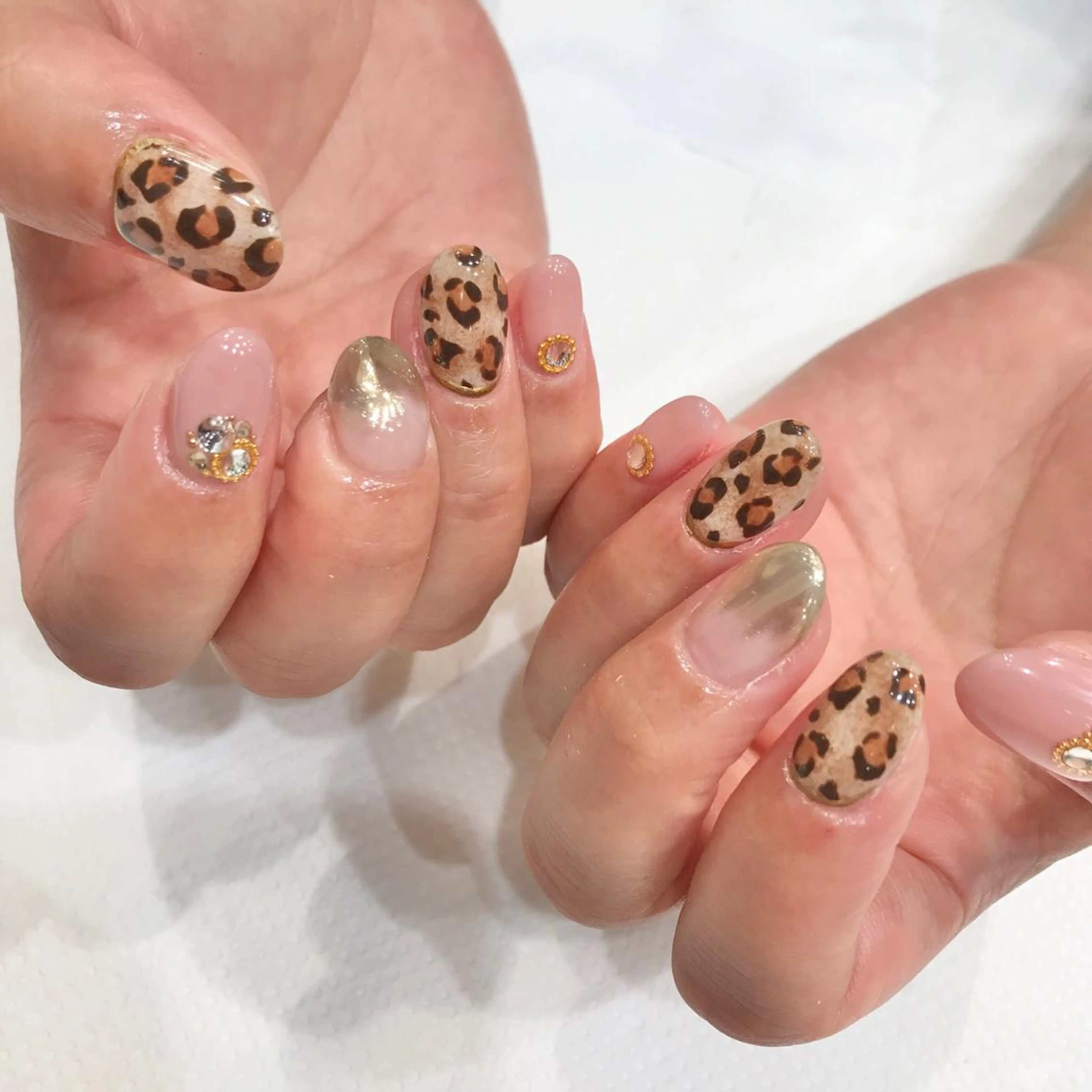 ネイル アニマル柄 Ash関内ネイリスト 荒木のネイルデザイン