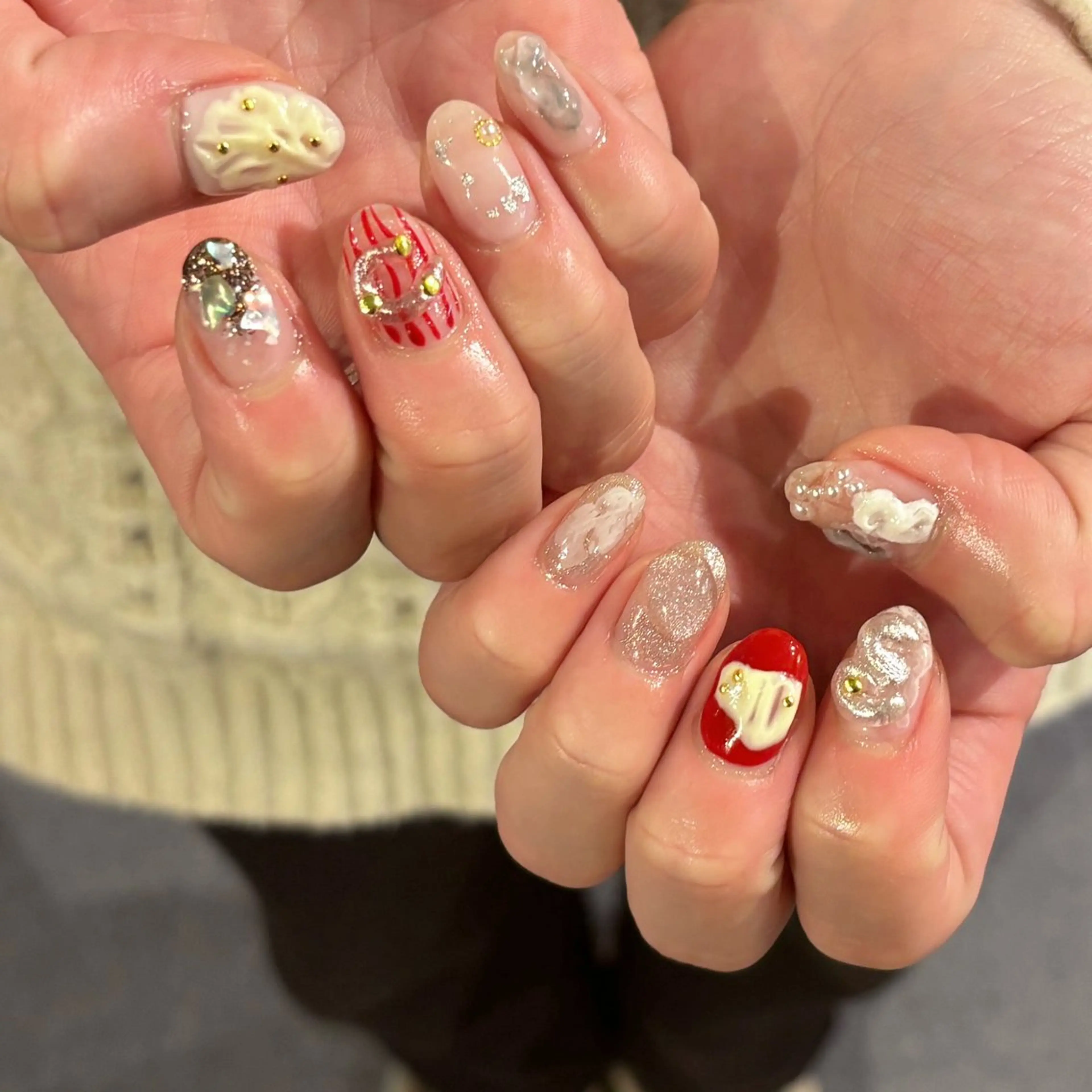 ネイル ニュアンスネイル HONOKA W 【深江橋店】のネイルデザイン