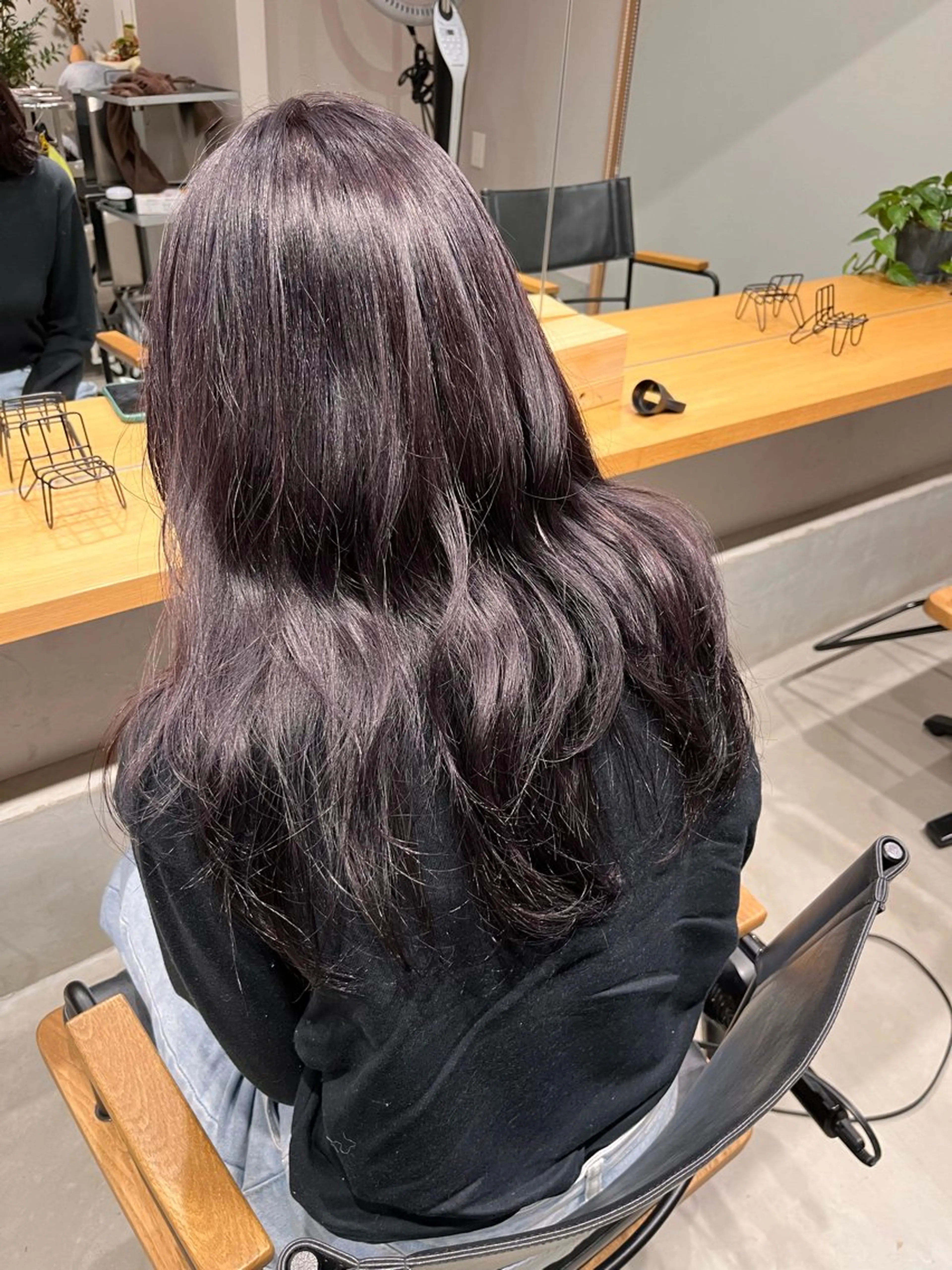 ロング カラー ブリーチ ラベンダーカラー カット ヘアカラー MINX The pass所属・透明感ケアカラー/ レイヤー/ryokaのヘアスタイル