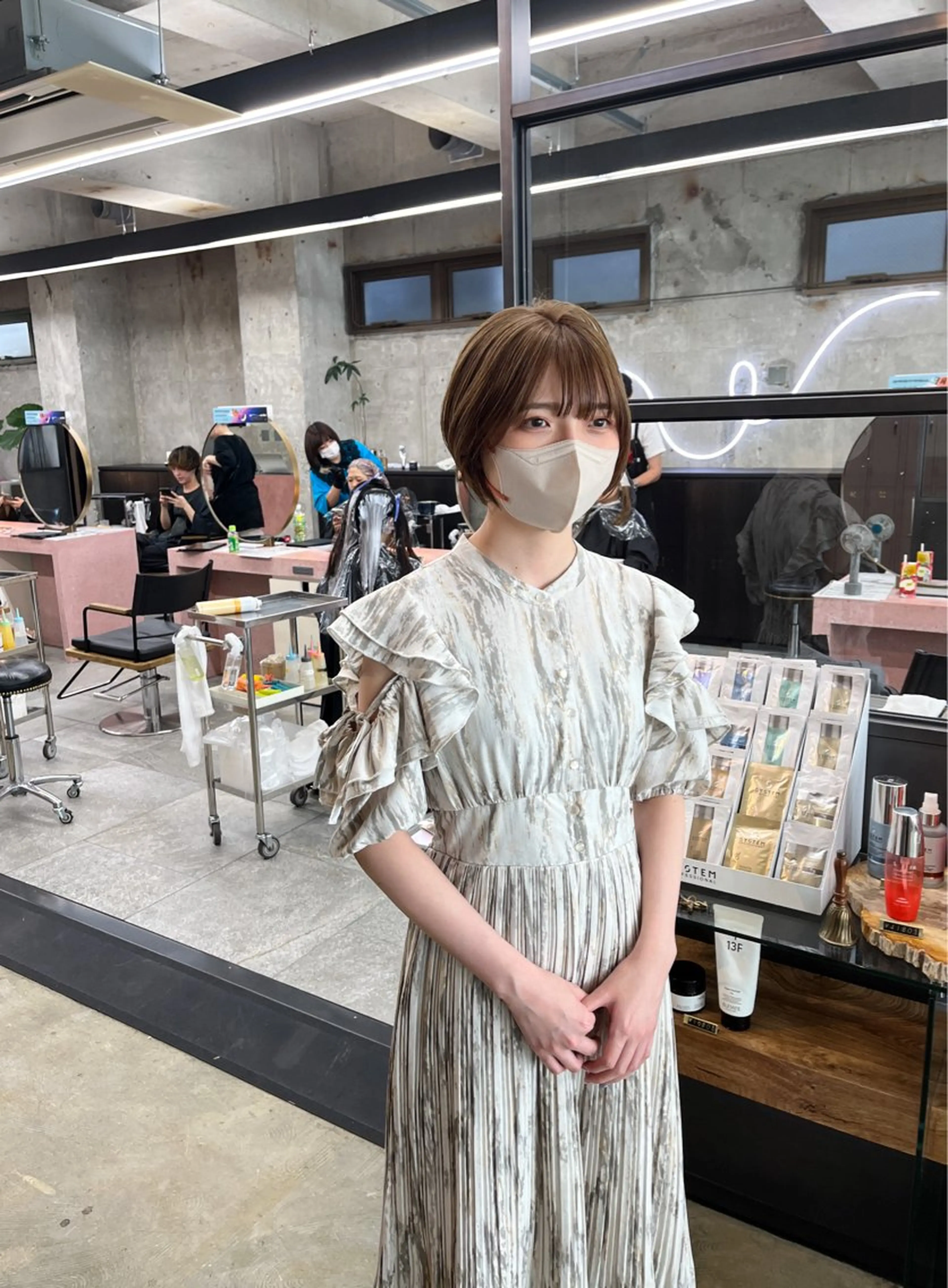 ショート カット ヘアカラー benji所属・名駅/ブリーチカラー /レイヤー/髪質改善のヘアスタイル