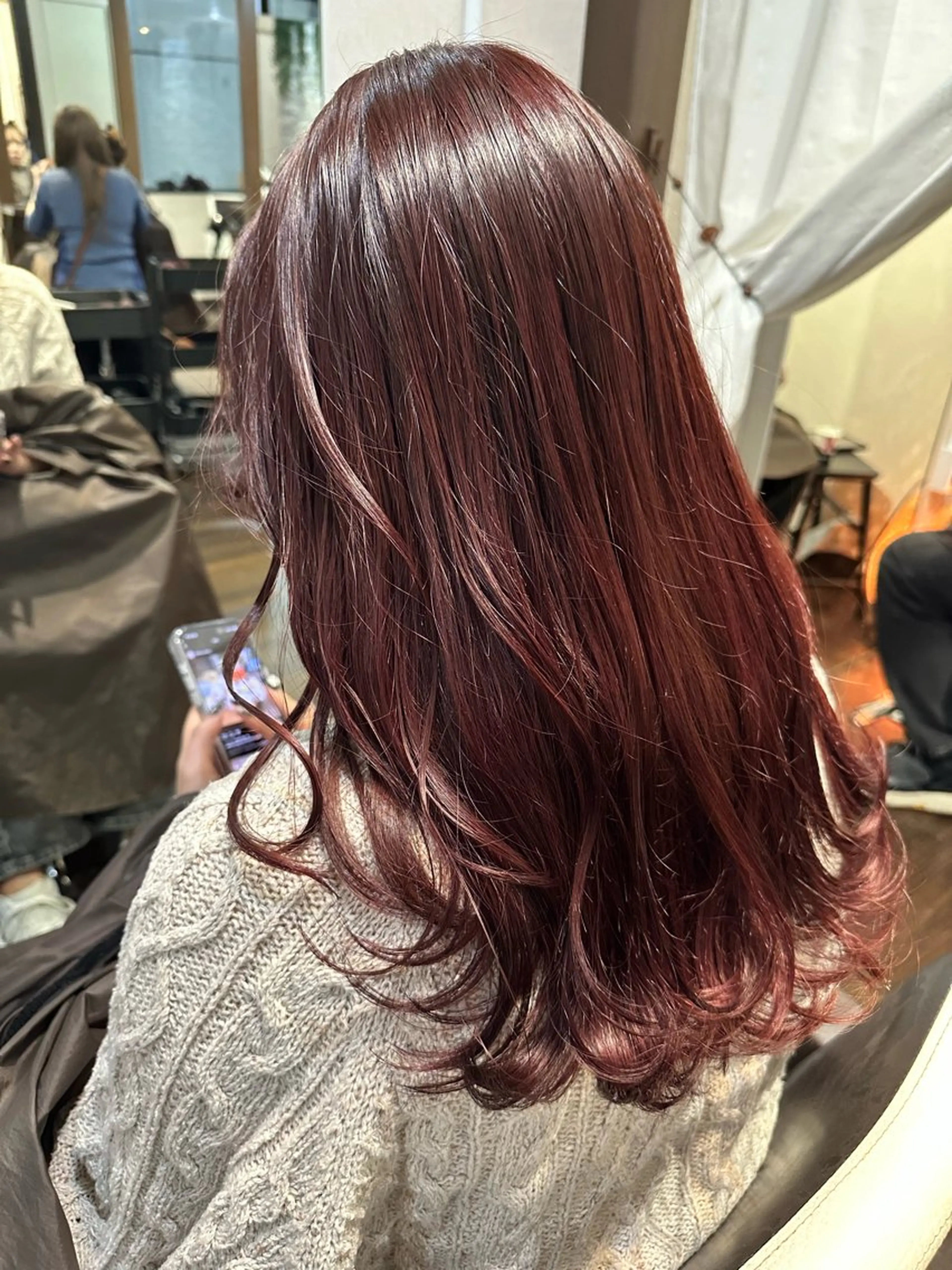 ロング カラー カット ヘアカラー トリートメント ヘッドスパ youres hair 東口店所属・🌸ULTOWA🌸 髪質改善/縮毛/店長のヘアスタイル