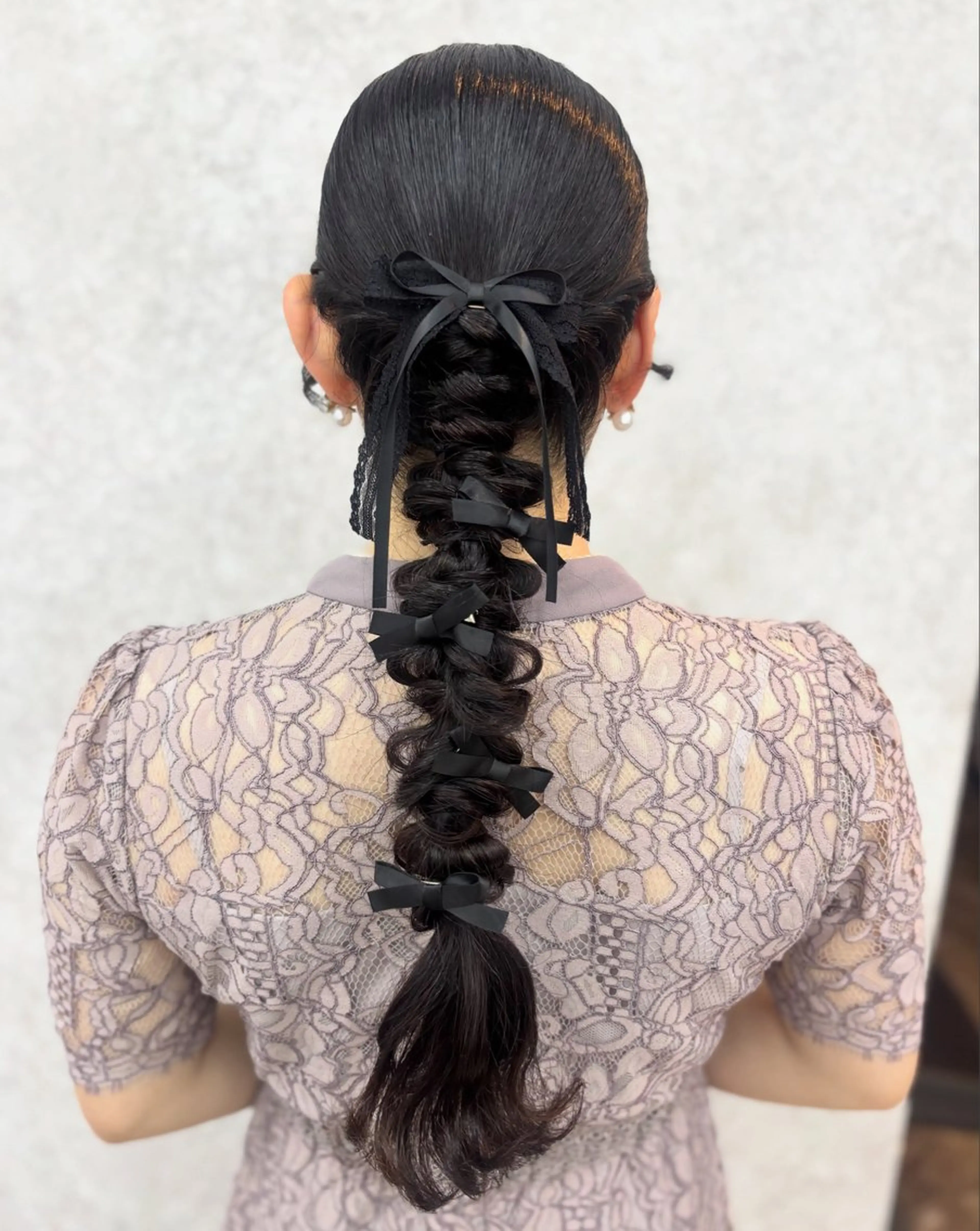 ロング ヘアセット 💘Kurea💘 艶髪/韓国/暗髪のヘアスタイル