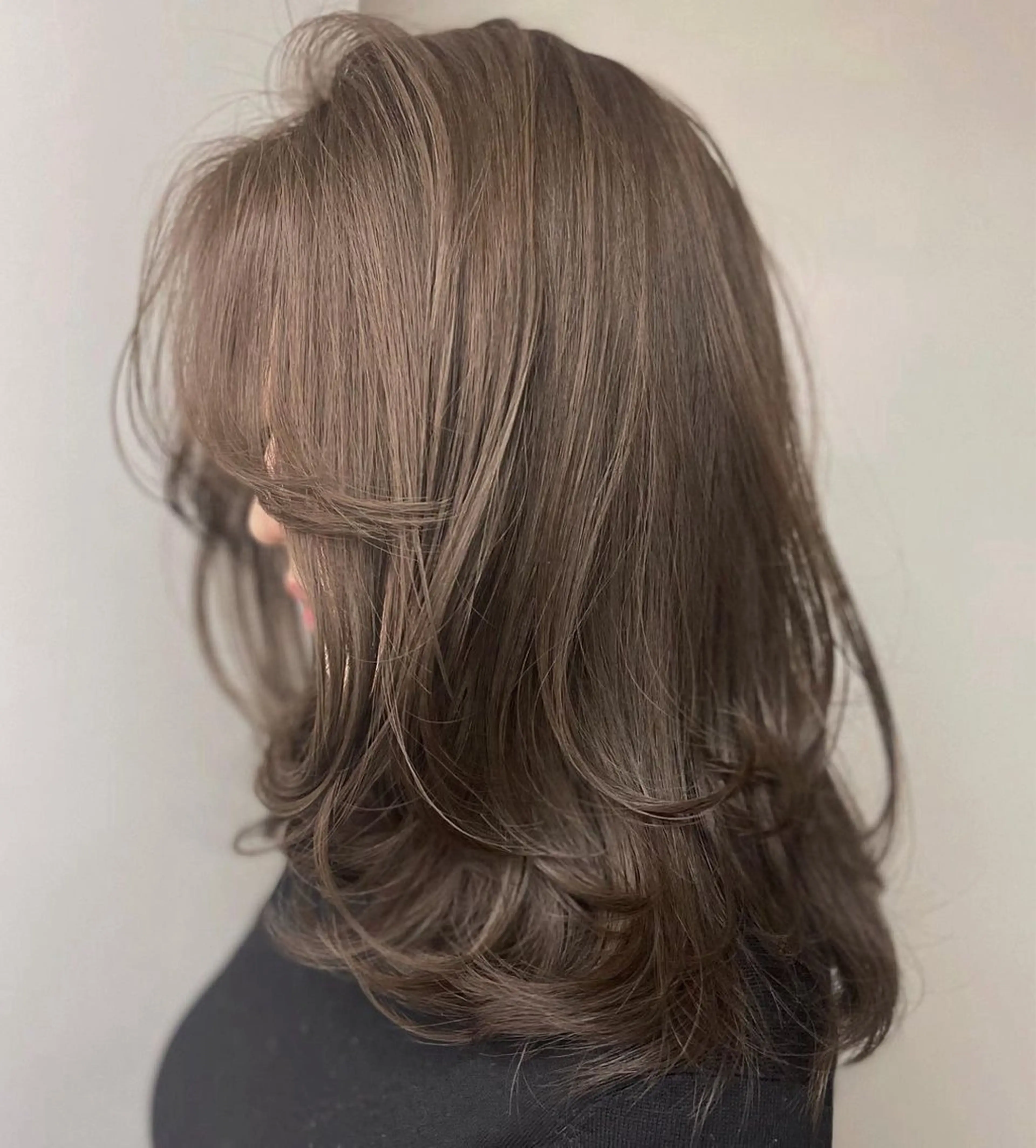ミディアム パーマ ミディアムパーマ カット パーマ HOUSE所属・メンズカット ナチュラル／ふれあのヘアスタイル