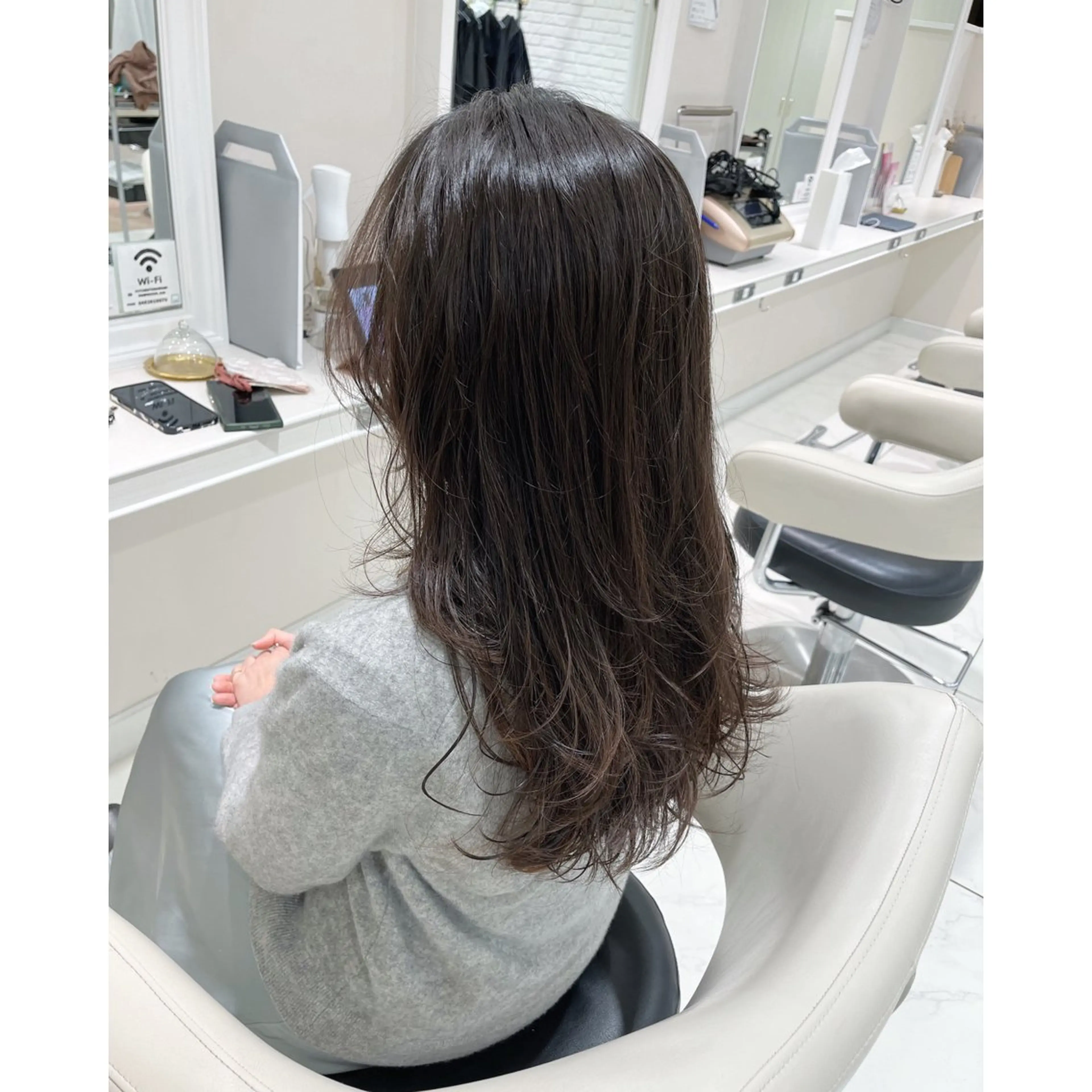 ロング パーマ パーマ 韓国ヘア 🎀中川綾乃🎀のヘアスタイル