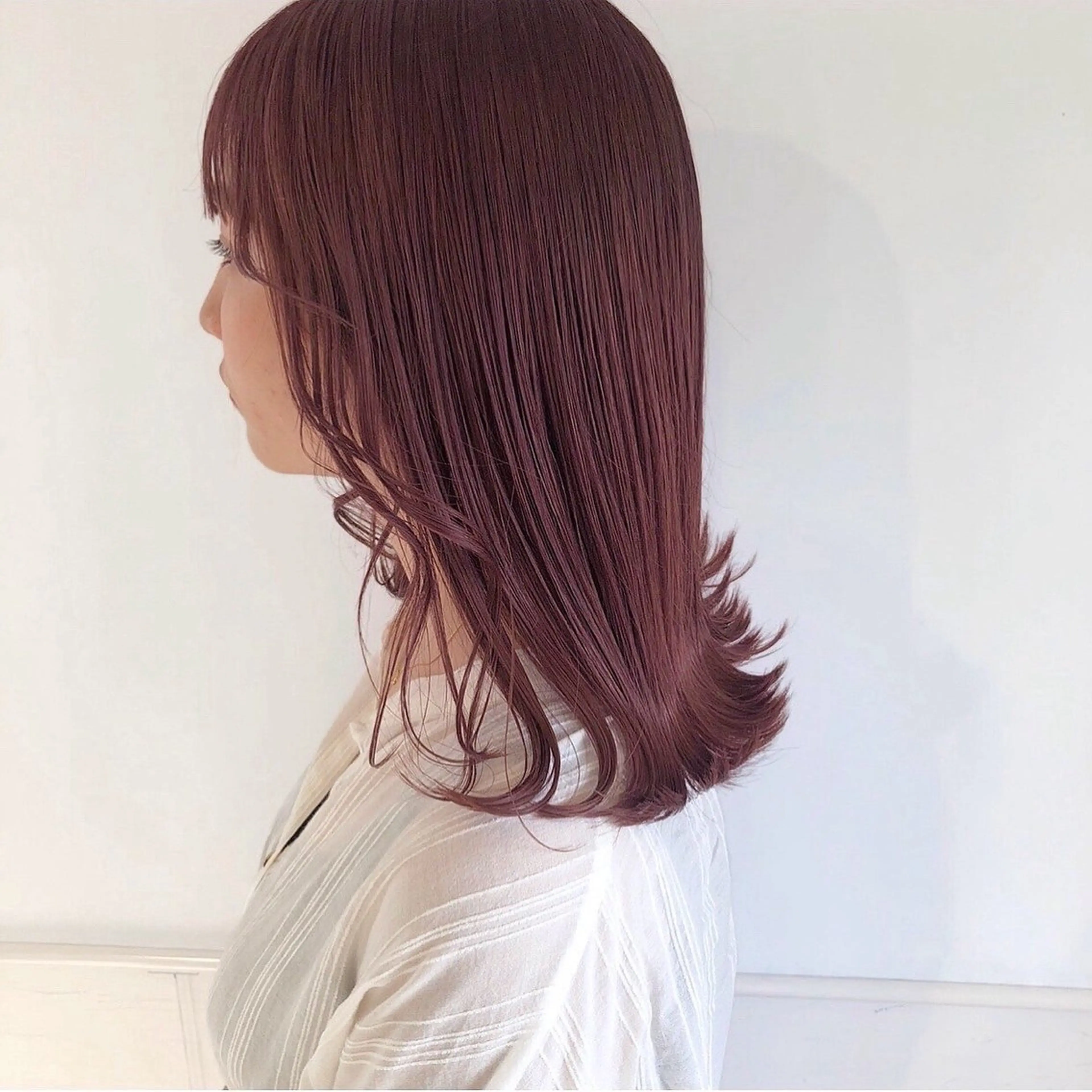 セミロング カラー ヘアカラー ParveMix / 横谷 日菜子🍨♡のヘアスタイル