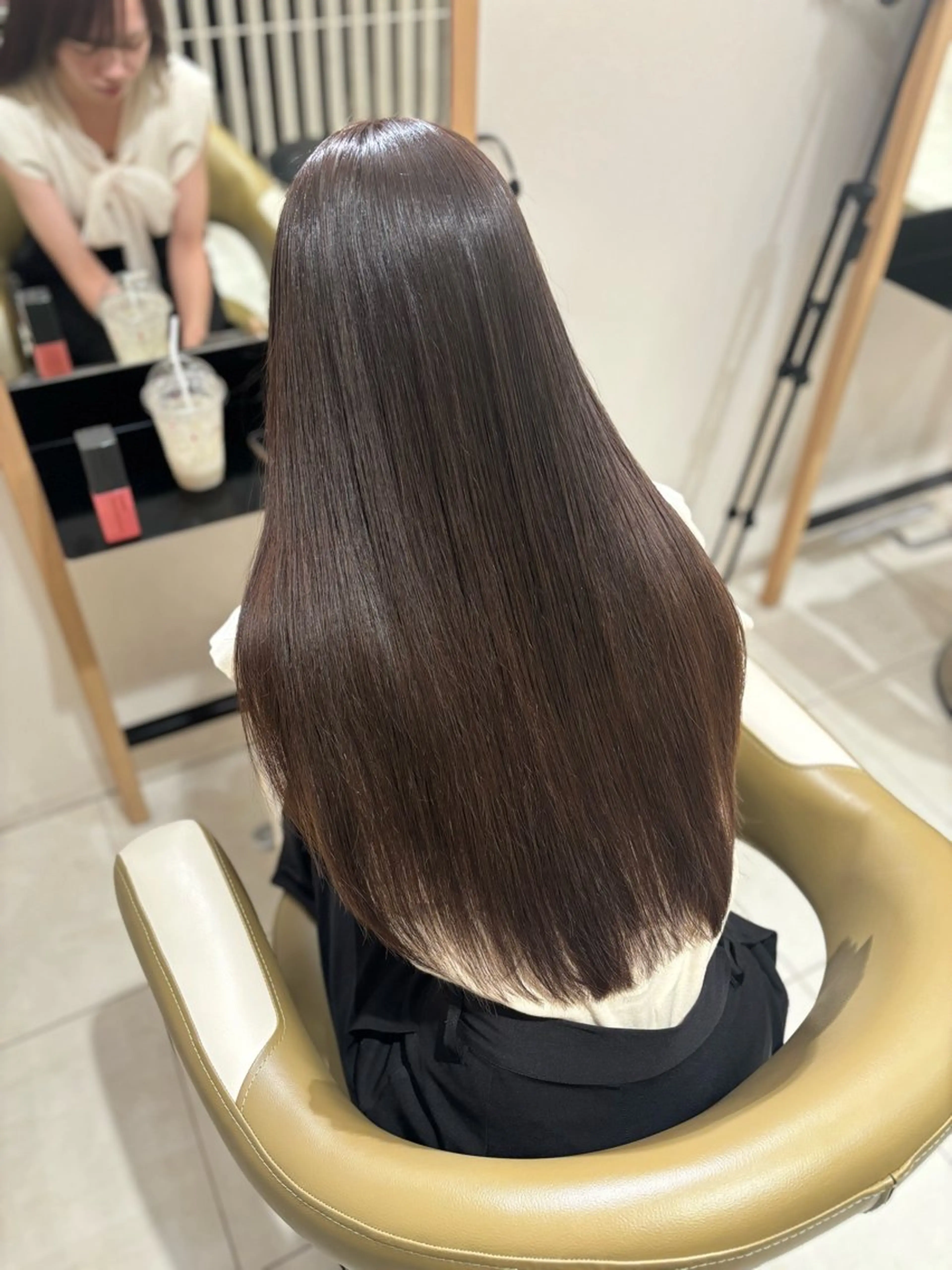 ロング カラー 艶髪🫧‪🎀 岡由紀乃のヘアスタイル