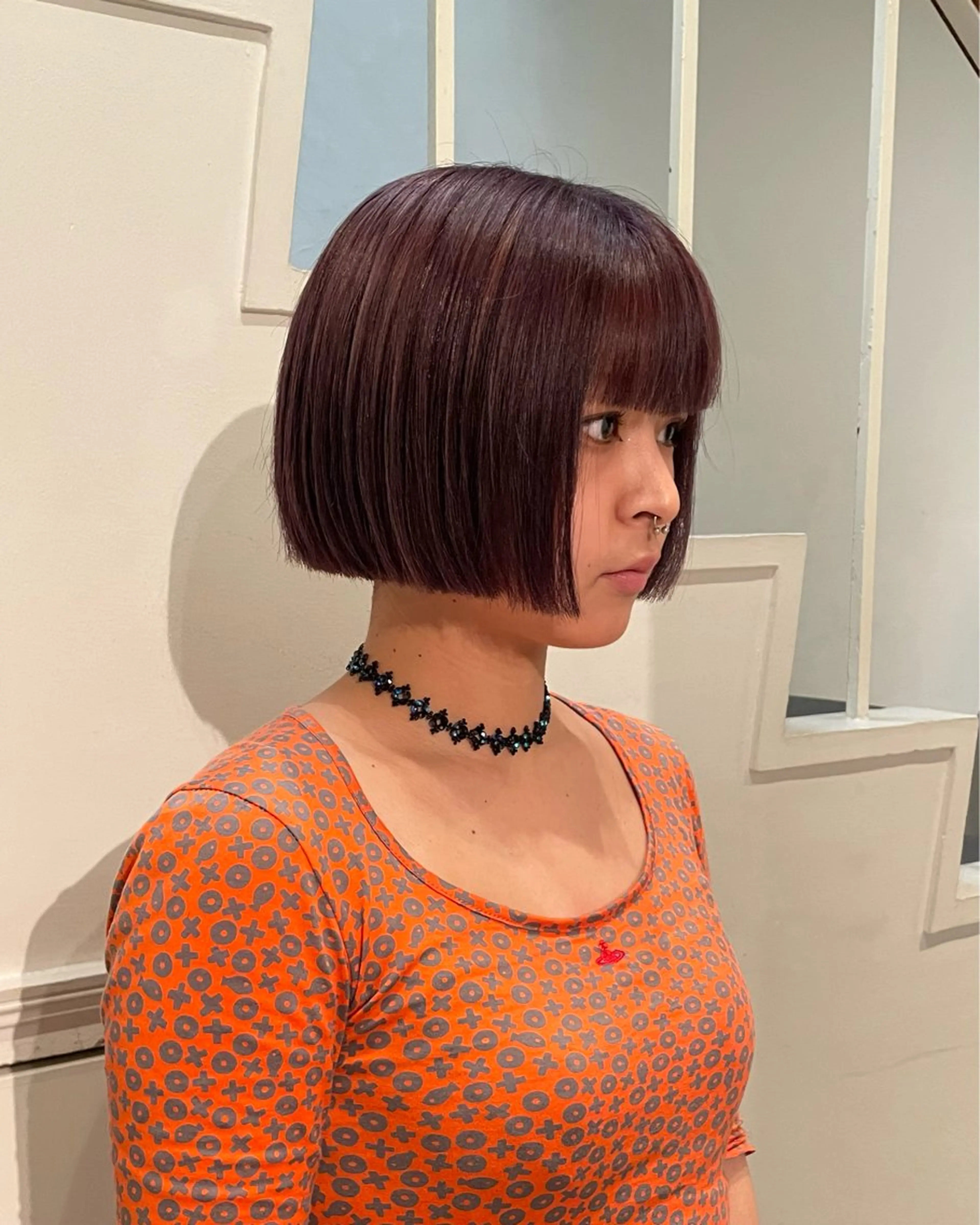 ショート カラー カット ヘアカラー トリートメント 向坂 亜美のヘアスタイル