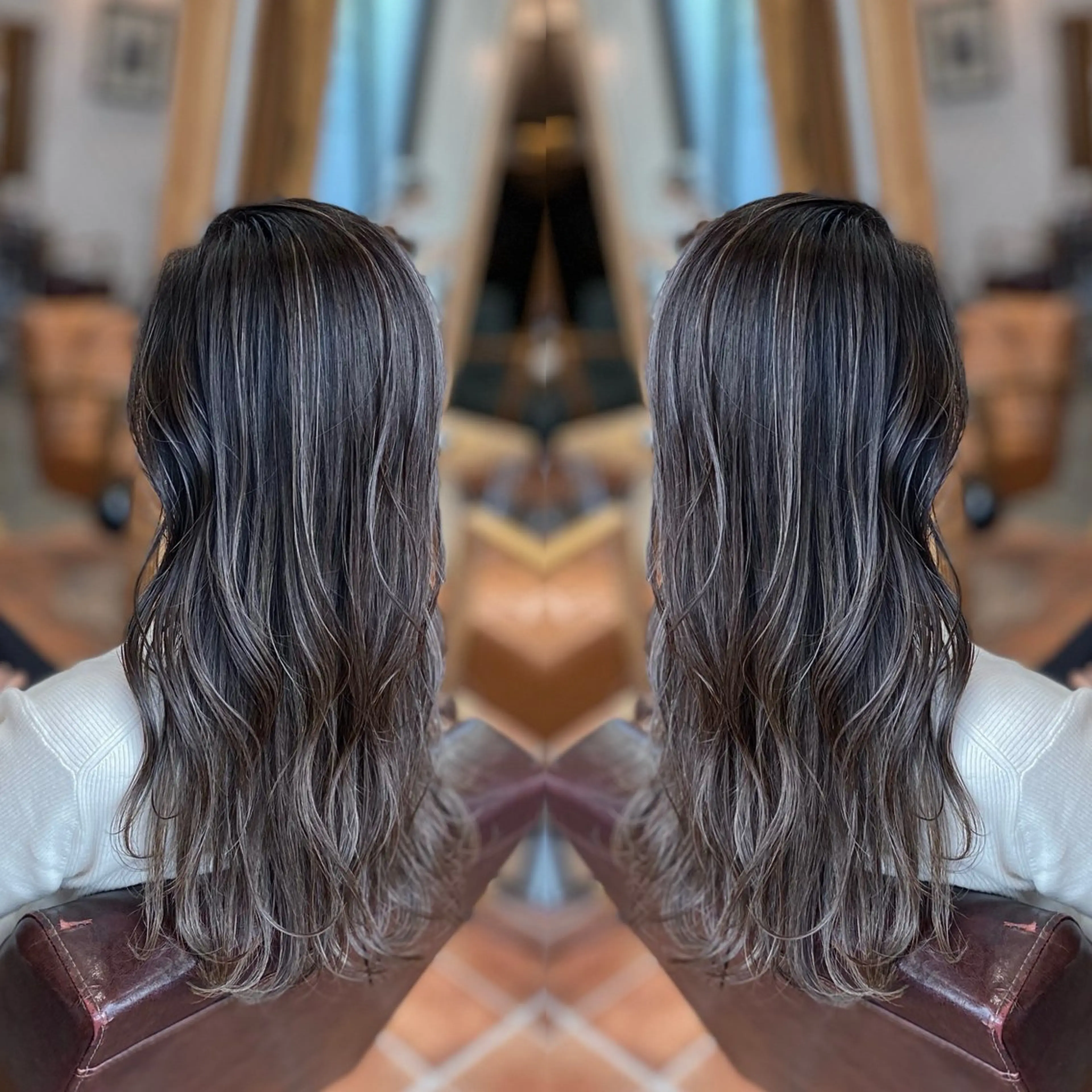 セミロング カラー カット ヘアカラー 木村丈晴✂️ご来店 お待ちしてます😊のヘアスタイル