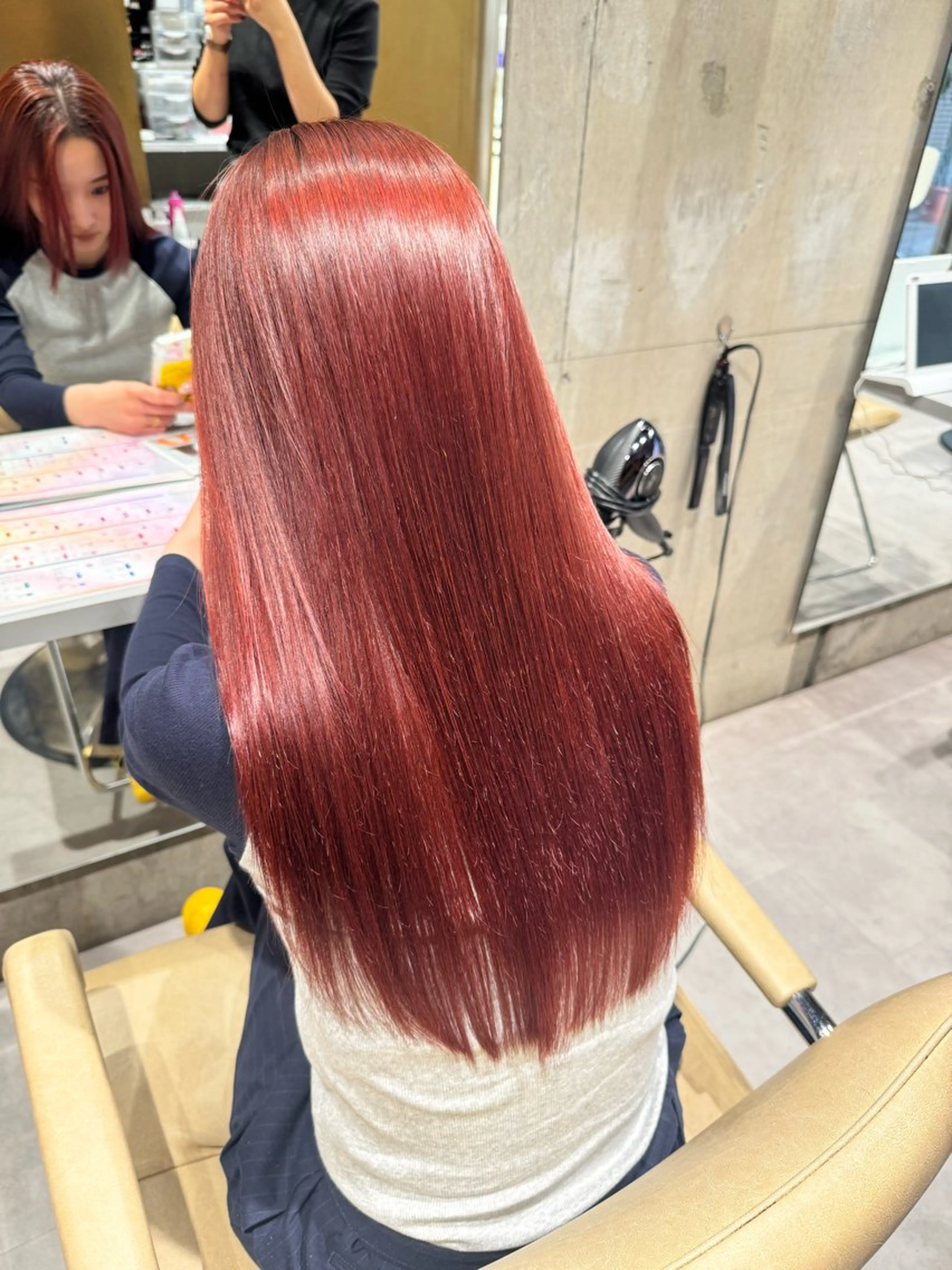 ロング カット 縮毛矯正 トリートメント yoke/美髪矯正/ 脱白髪🪸🩰ヒナコのヘアスタイル