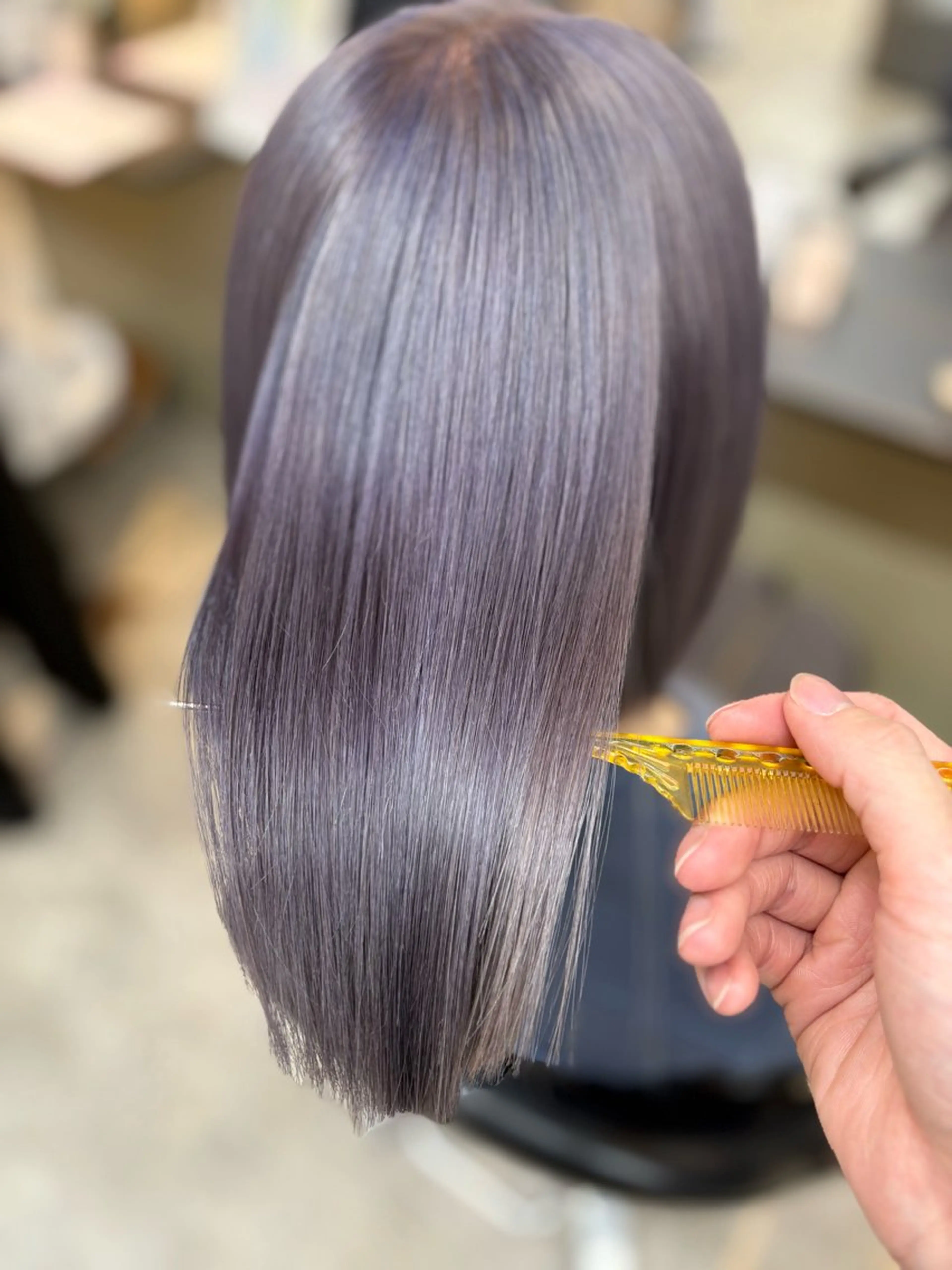 ショート カラー ブロンド ブルーカラー シルバー ホワイトブロンド カット ヘアカラー トリートメント kanato🇰🇷 【札幌韓国ヘア】のヘアスタイル
