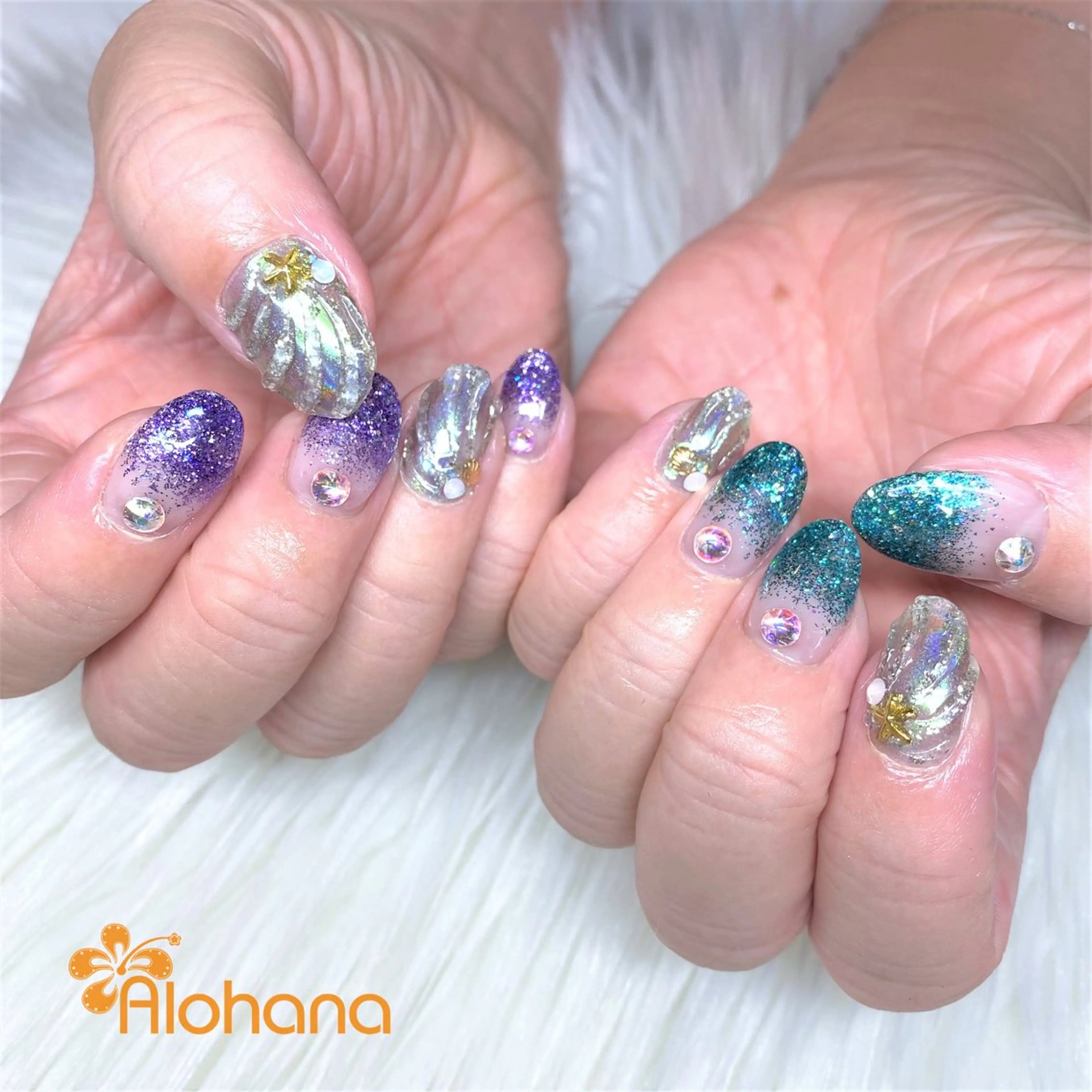 ネイル ハンドネイル Alohana所属・Alohana Minaのネイルデザイン
