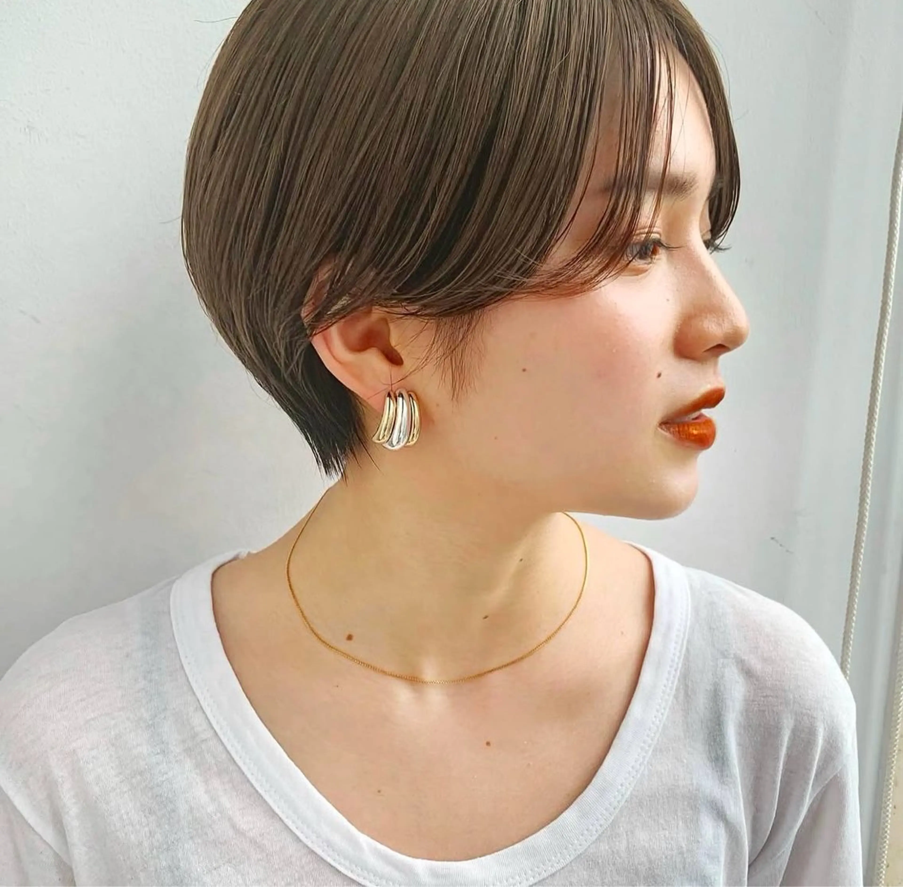 ショート jjeno所属・🫧 Rino 🫧 ぱつっとボブのヘアスタイル
