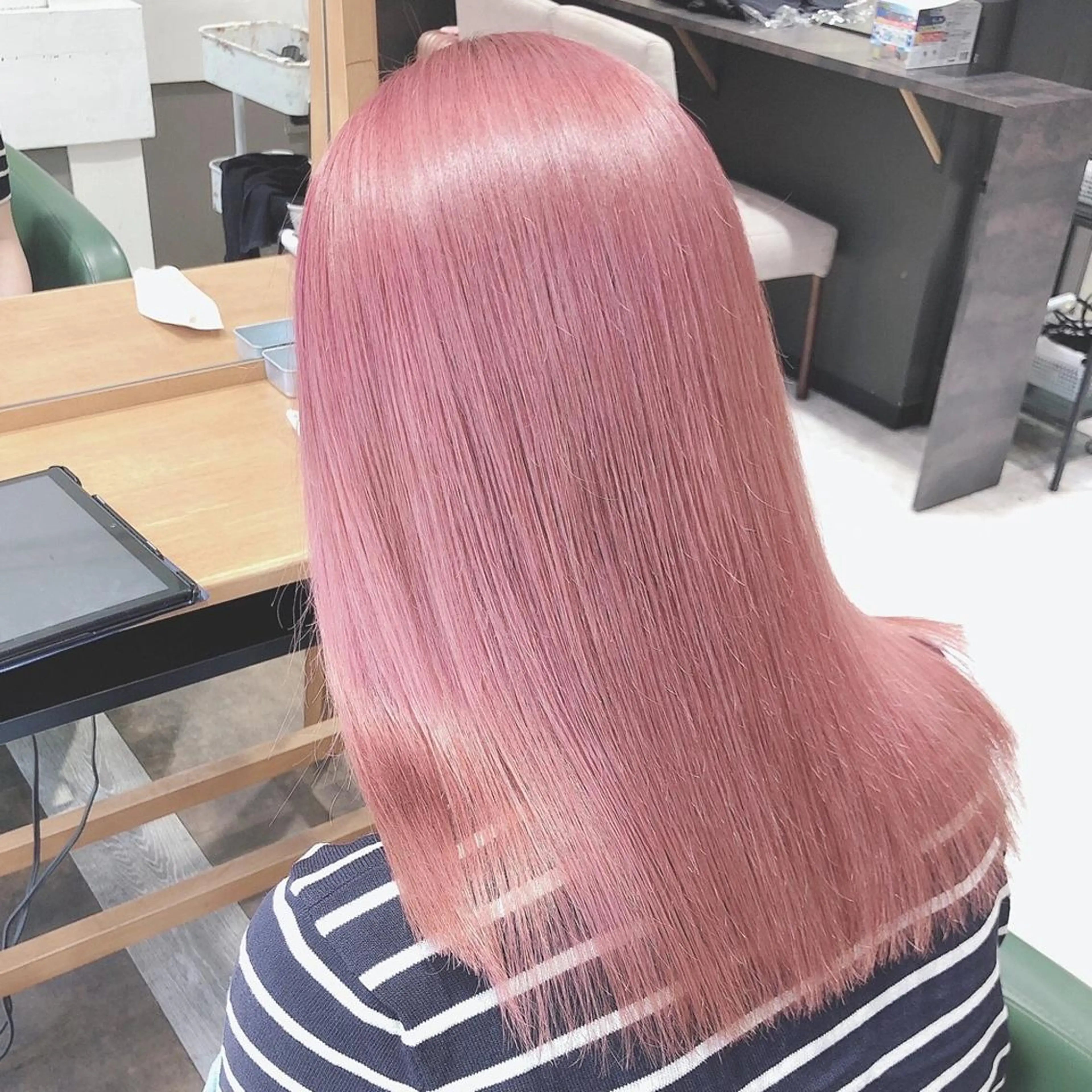 ミディアム カラー ヘアアレンジ TOMONA👑 GiseL梅田店のヘアスタイル