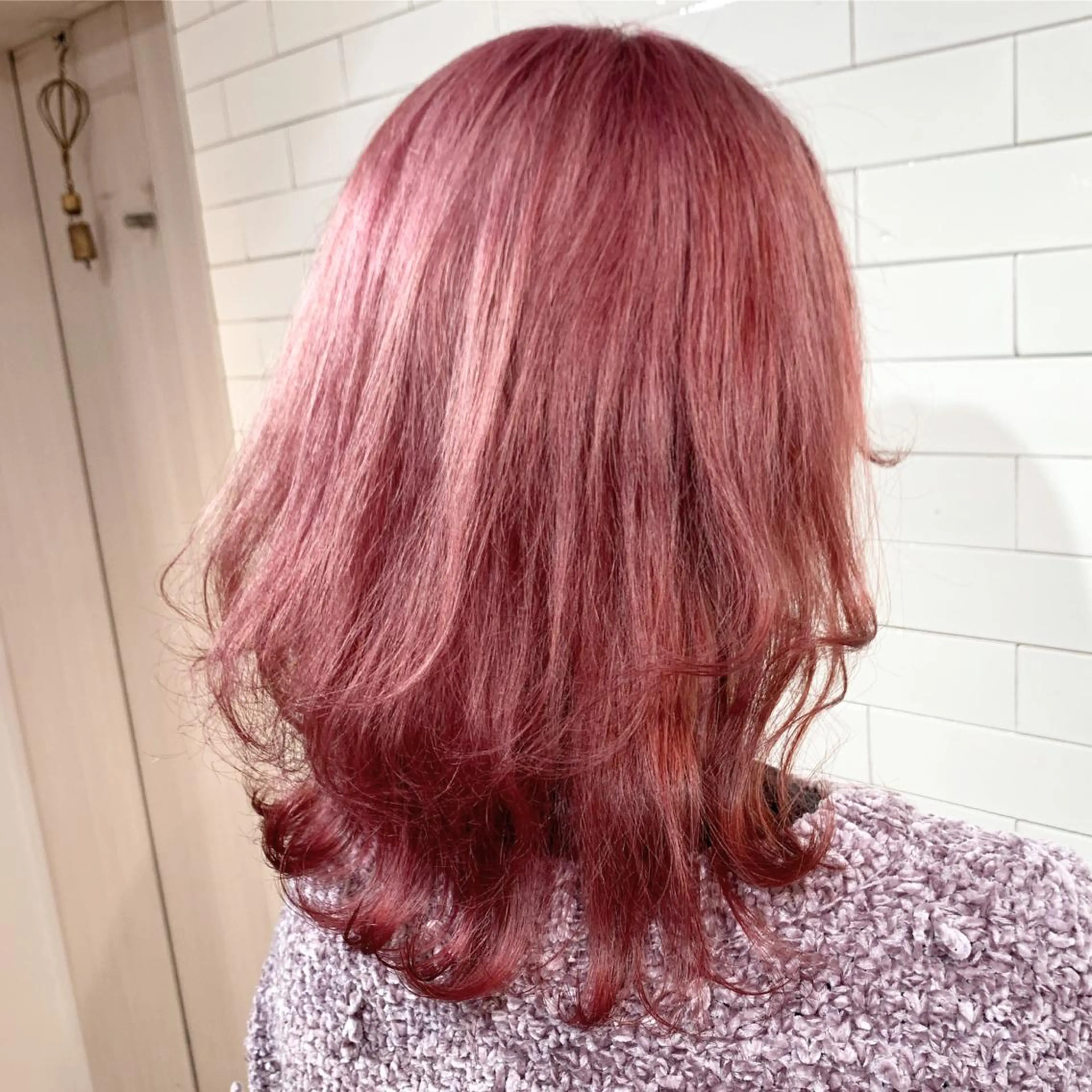 セミロング カット ヘアカラー トリートメント 髪質改善✨ レイヤー得意🌈のヘアスタイル