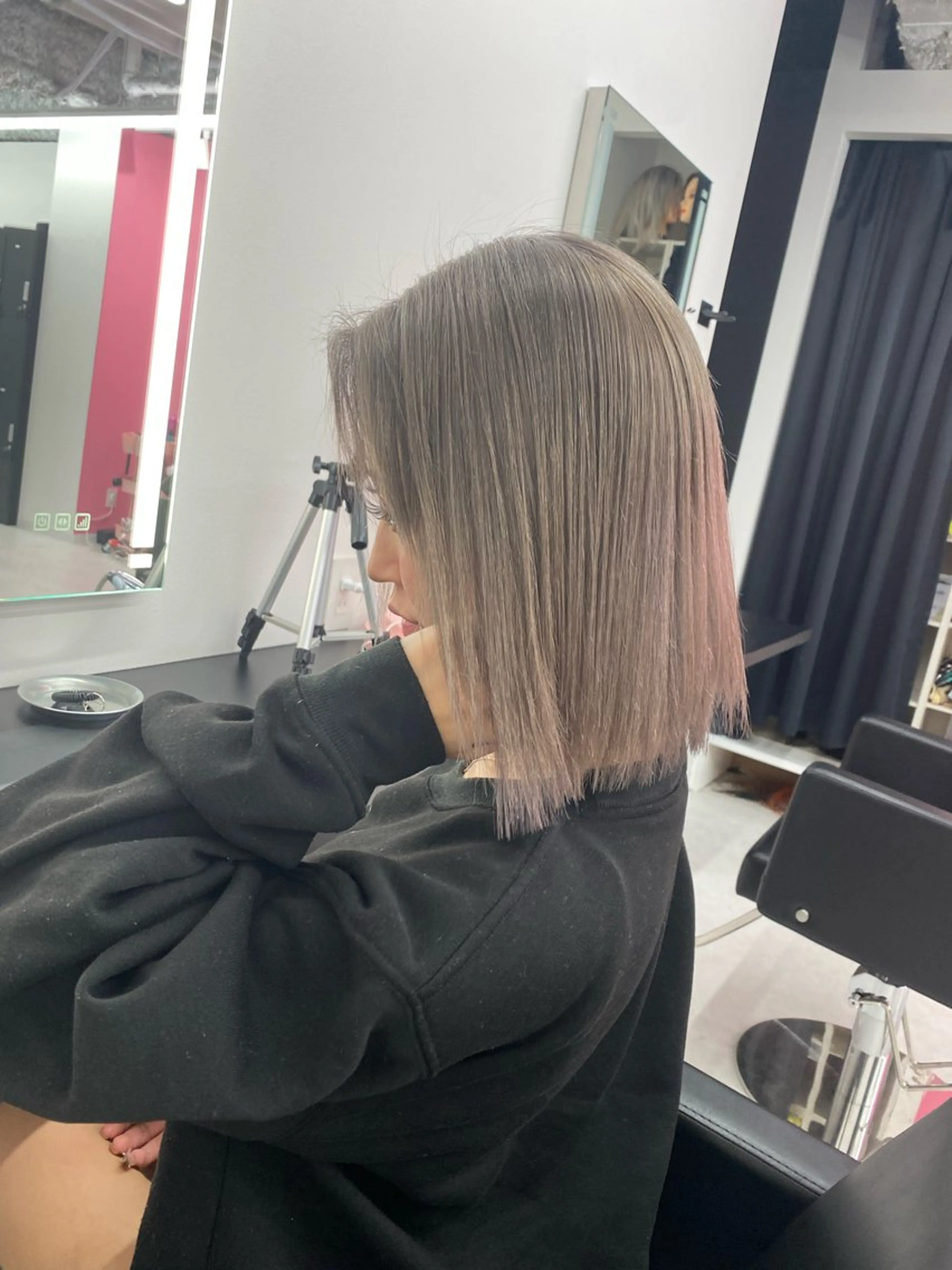 ミディアム ブリーチカラー💖 rukaのヘアスタイル