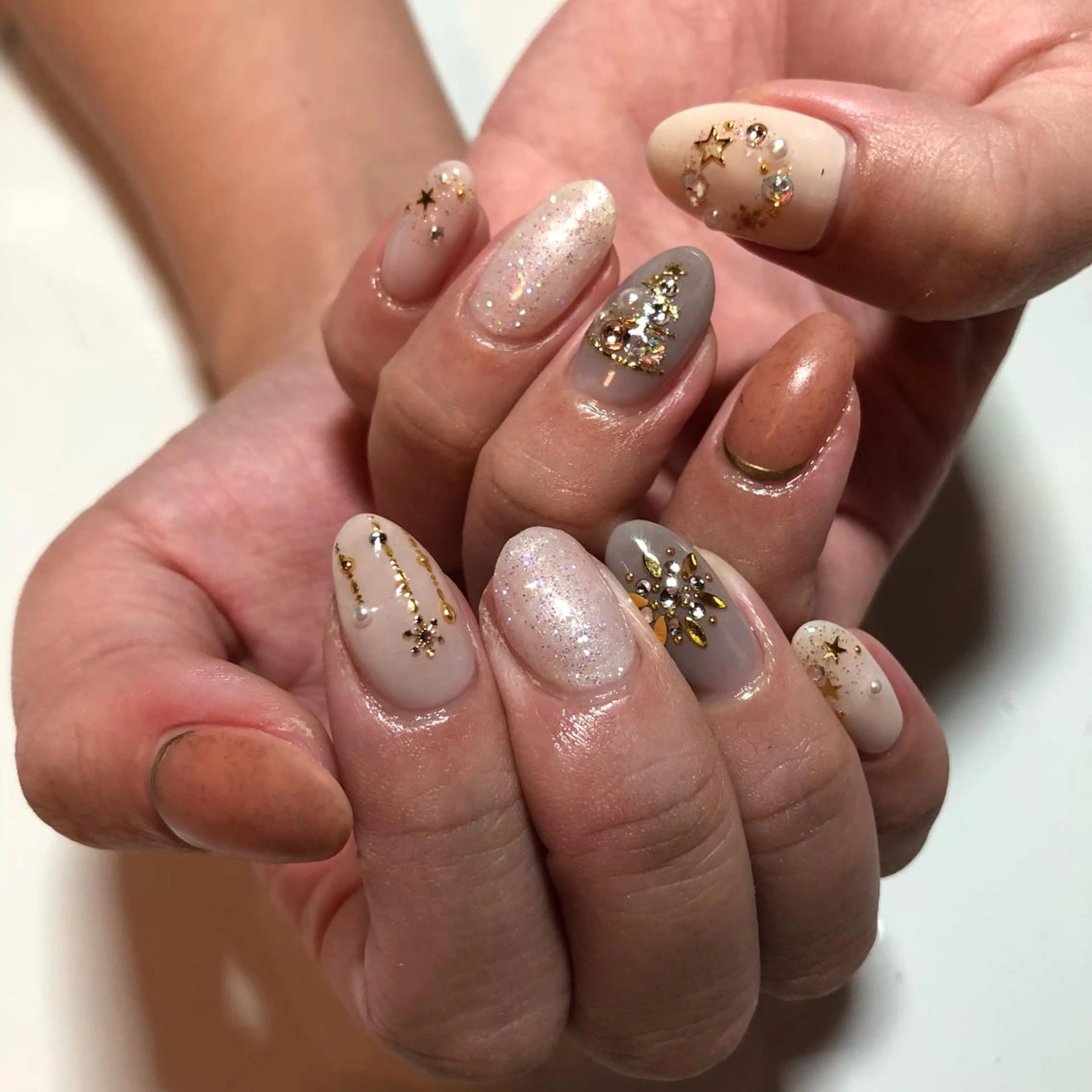 ネイル 冬ネイル クリスマス g-up nail所属・米田 律子のネイルデザイン