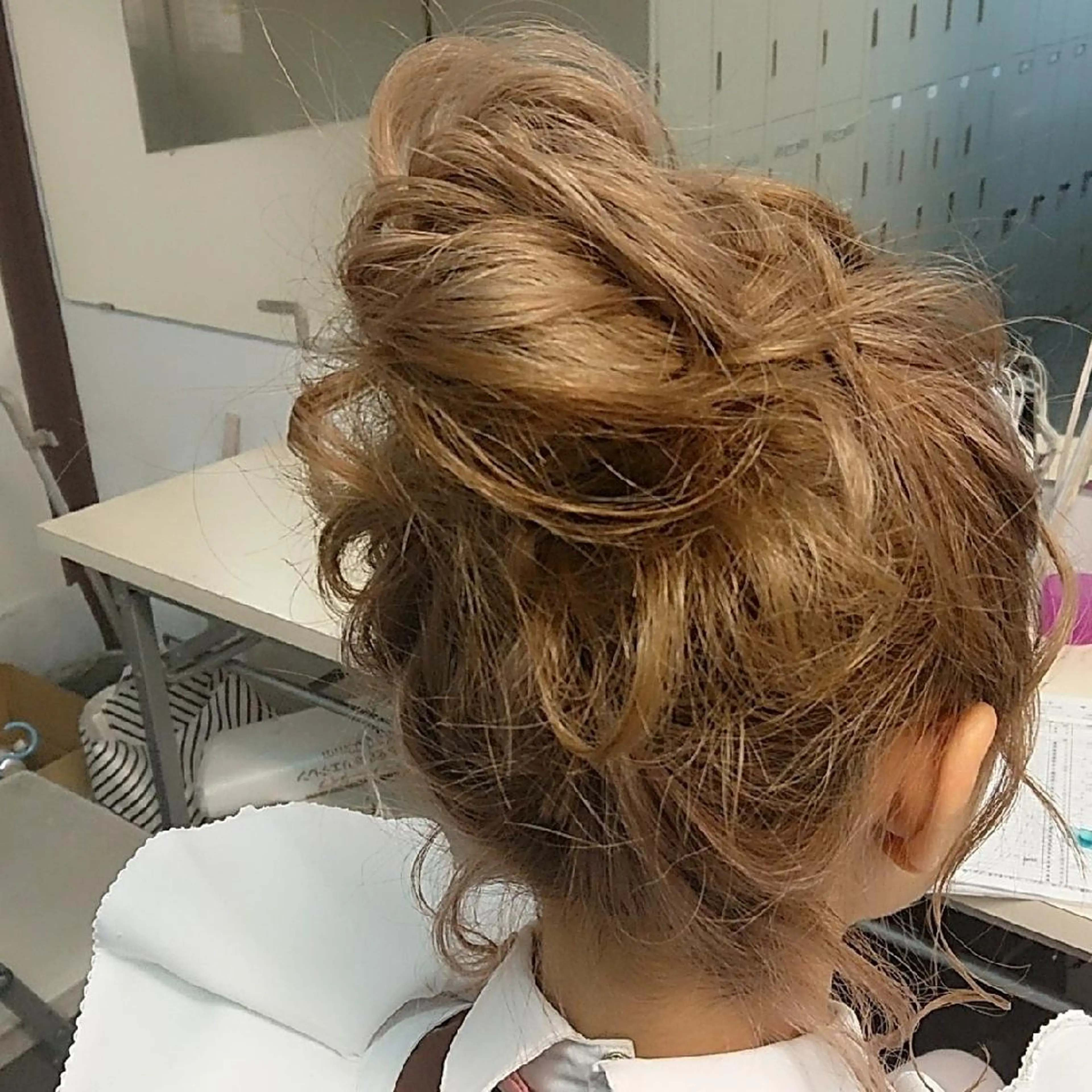 ヘアアレンジ お団子ヘア ヘアセット Rêve なかやまのヘアスタイル