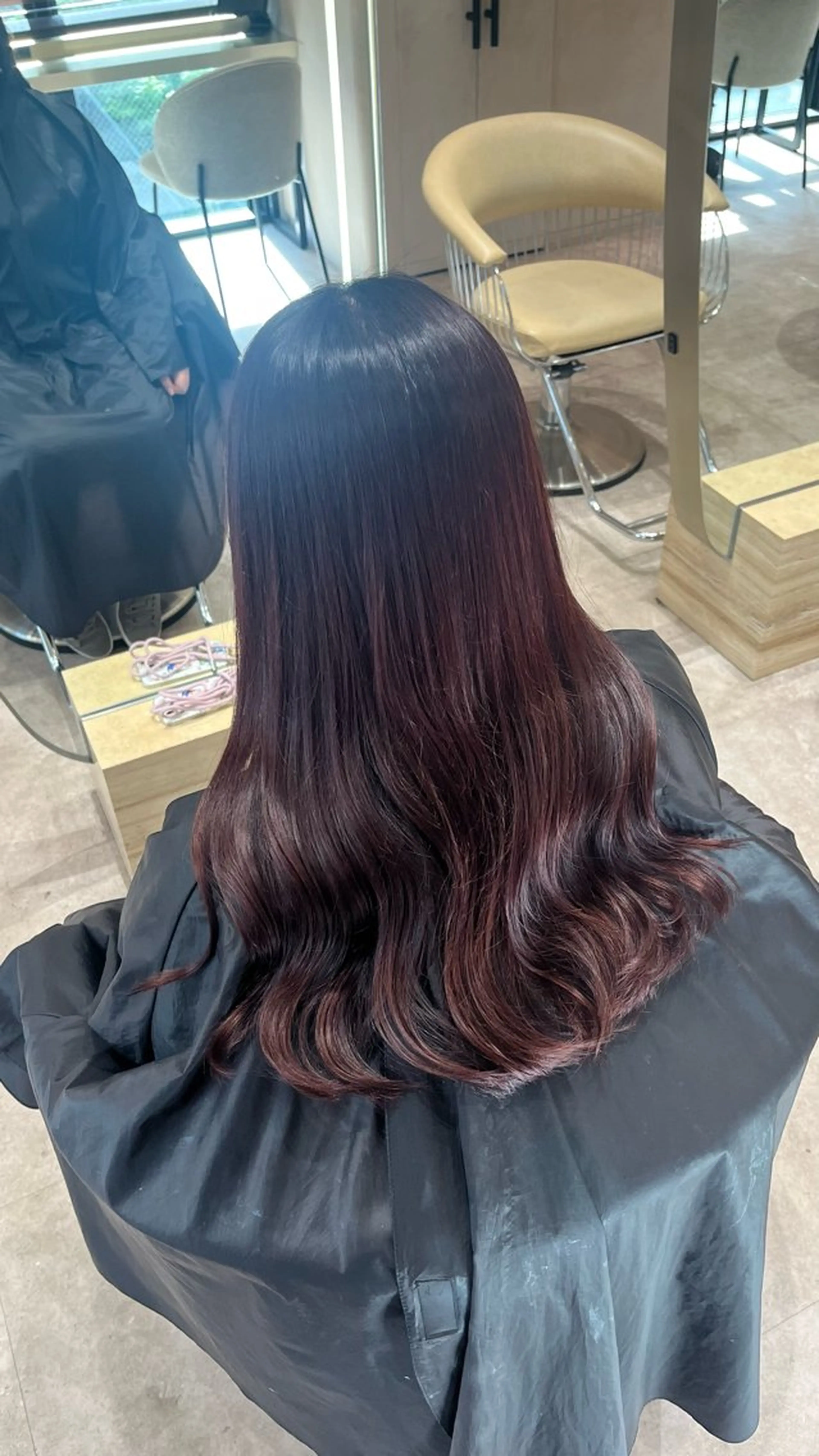 ミディアム カット ヘアカラー ㊙️レイヤーカット 透明感カラーゆな㊙️のヘアスタイル