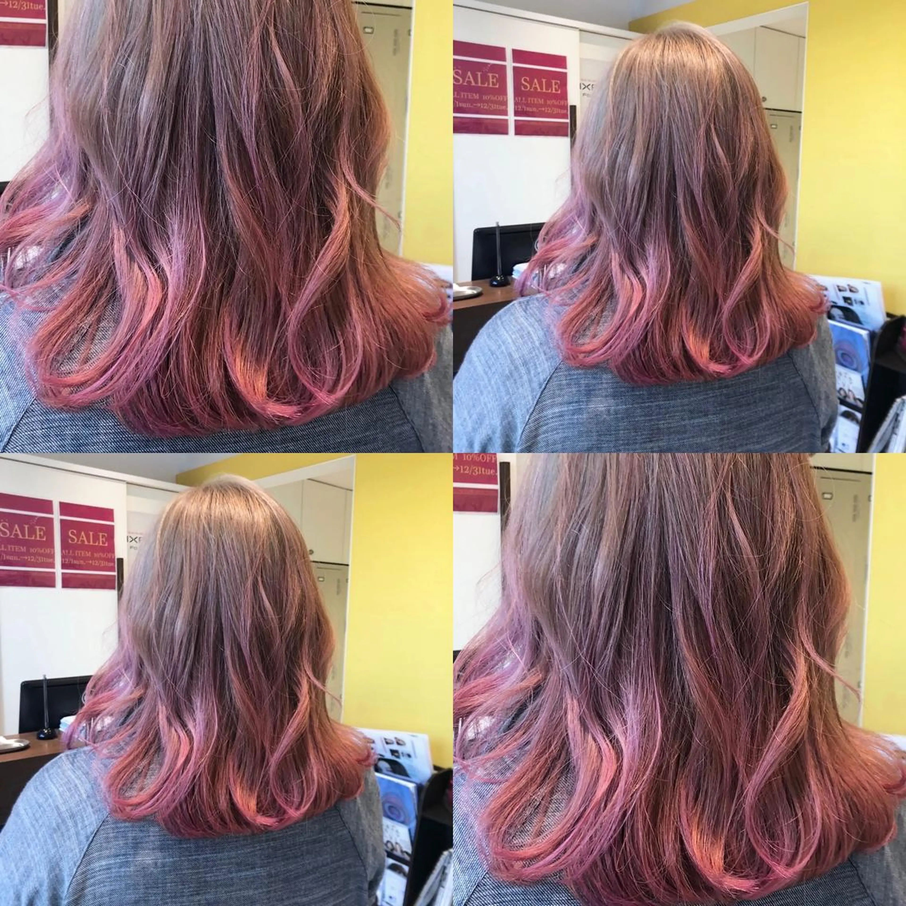 ロング カラー HOLON池袋所属・ウルフカット ハッシュカット/七海のヘアスタイル