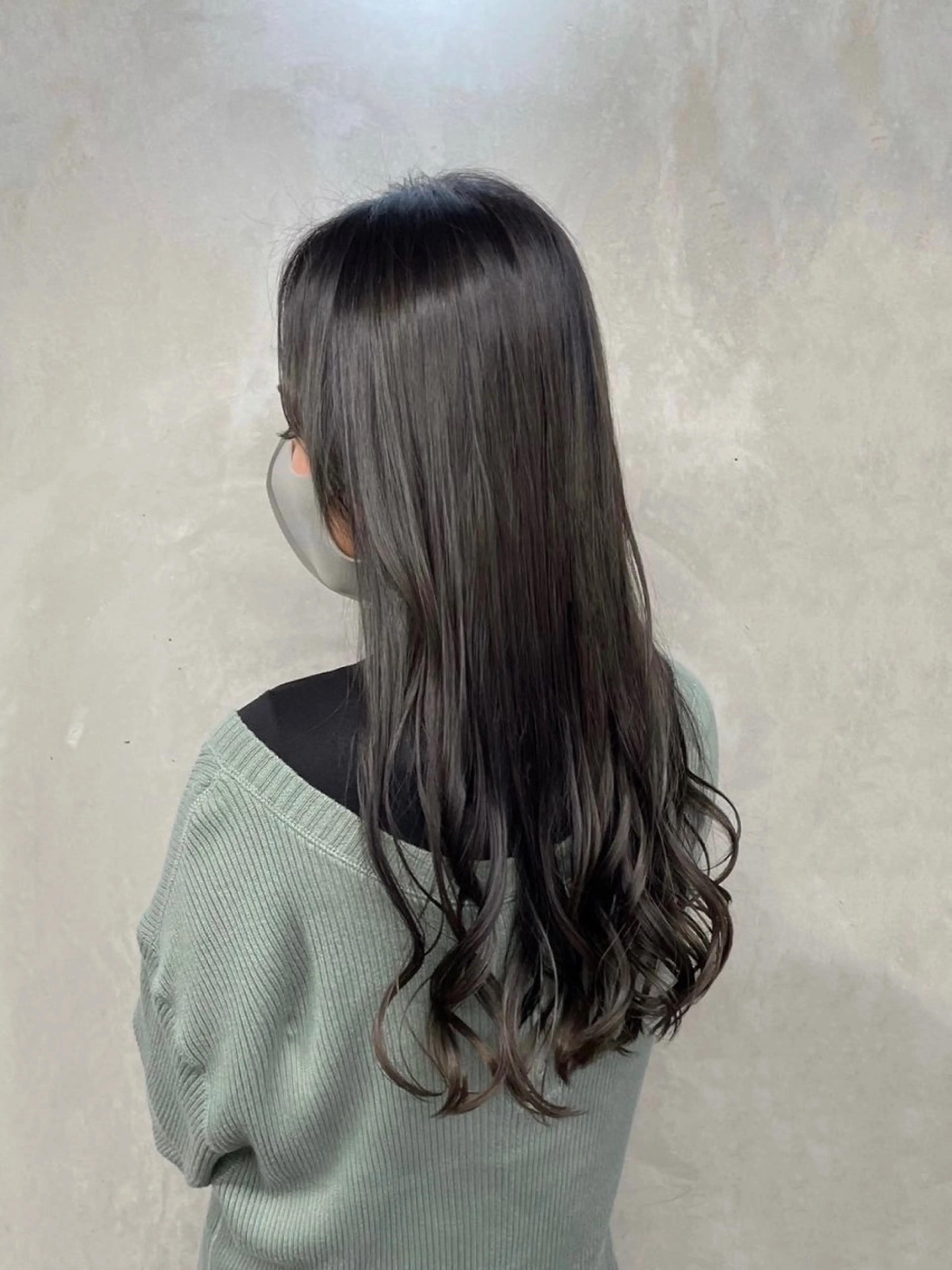 ロング カラー 韓国風レイヤー🗝要 暗透カラー📓吉祥寺のヘアスタイル