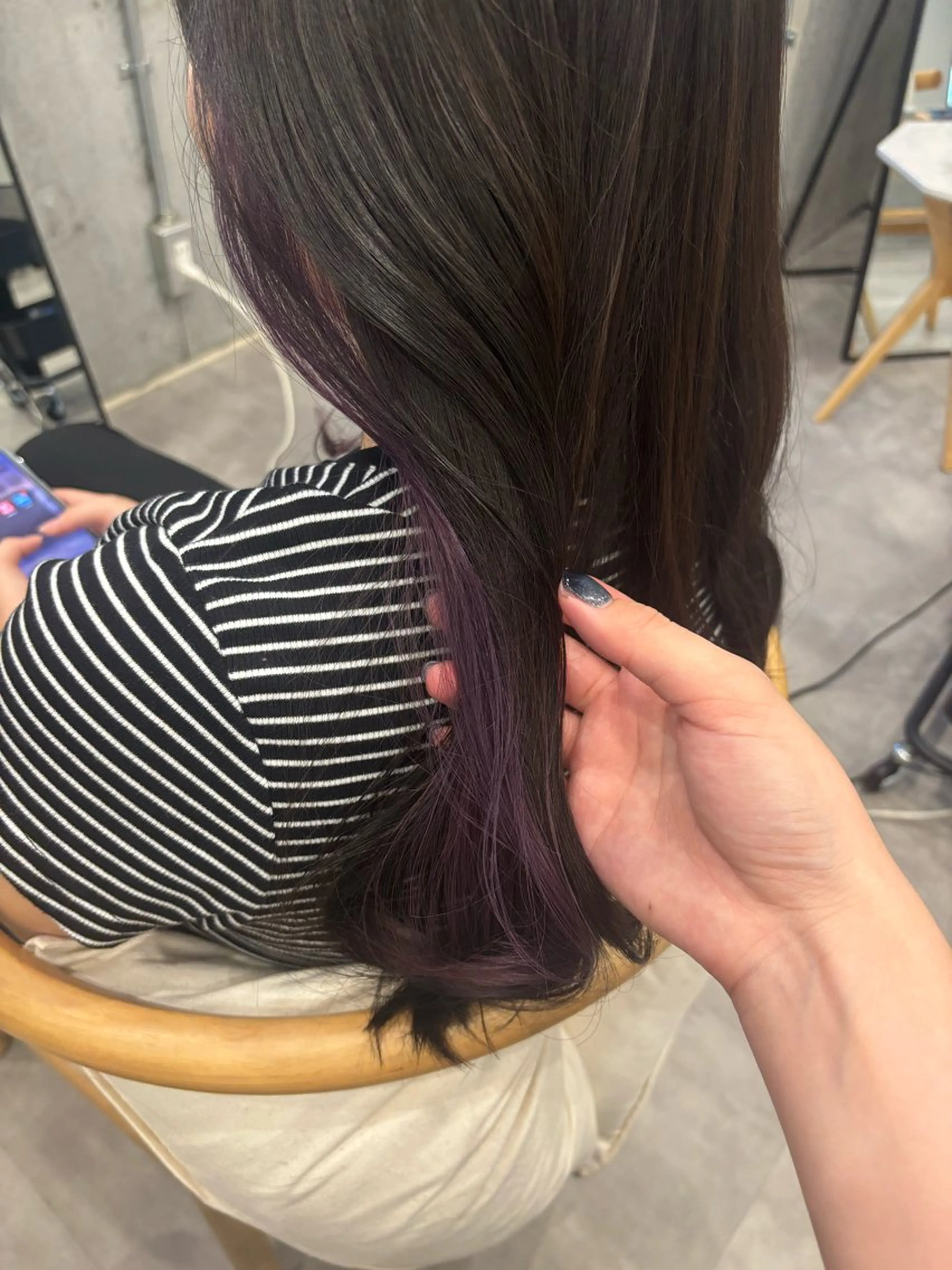 カラー たなき ゆうかのヘアスタイル