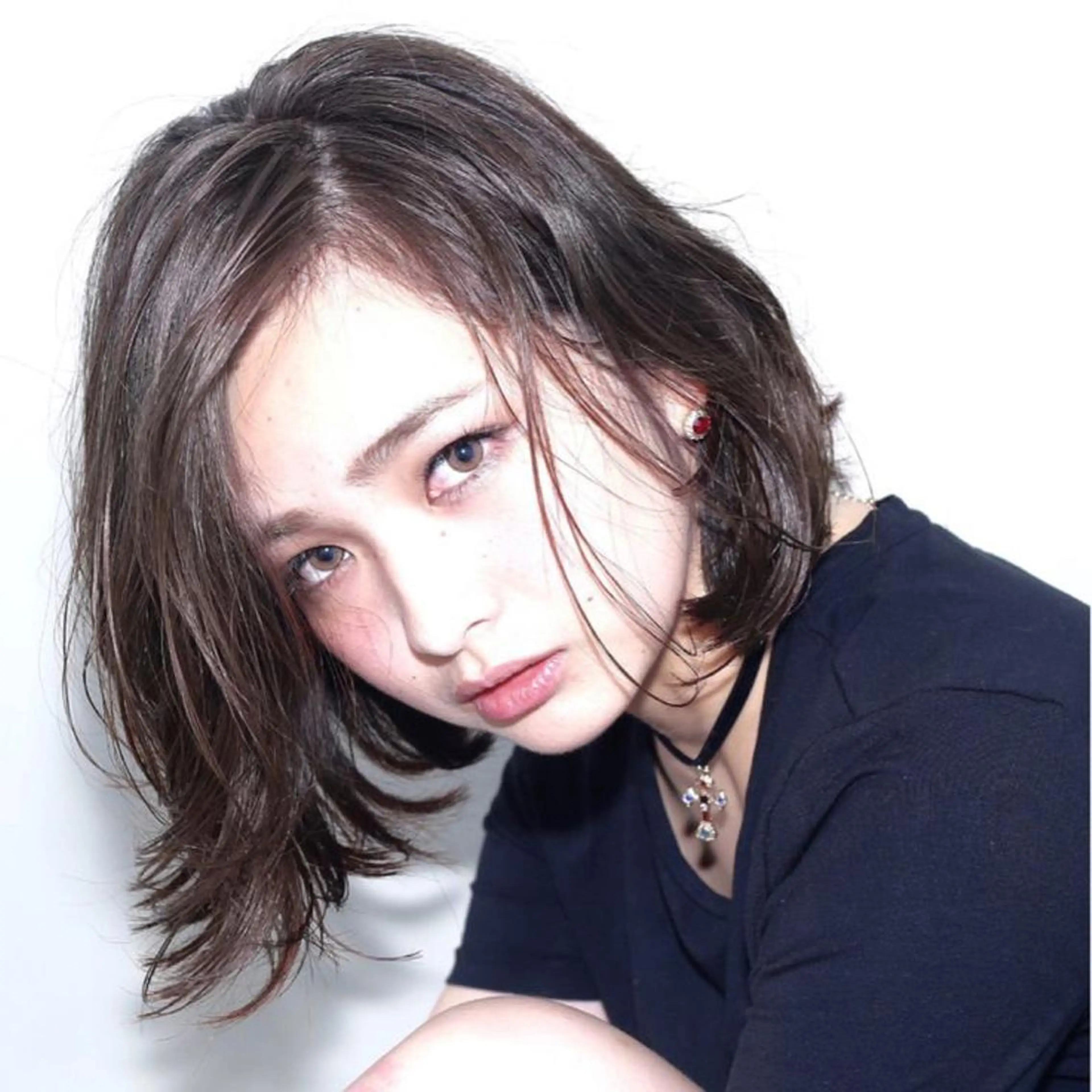 ミディアム カラー 【公式】amble luxe池袋東口💛のヘアスタイル
