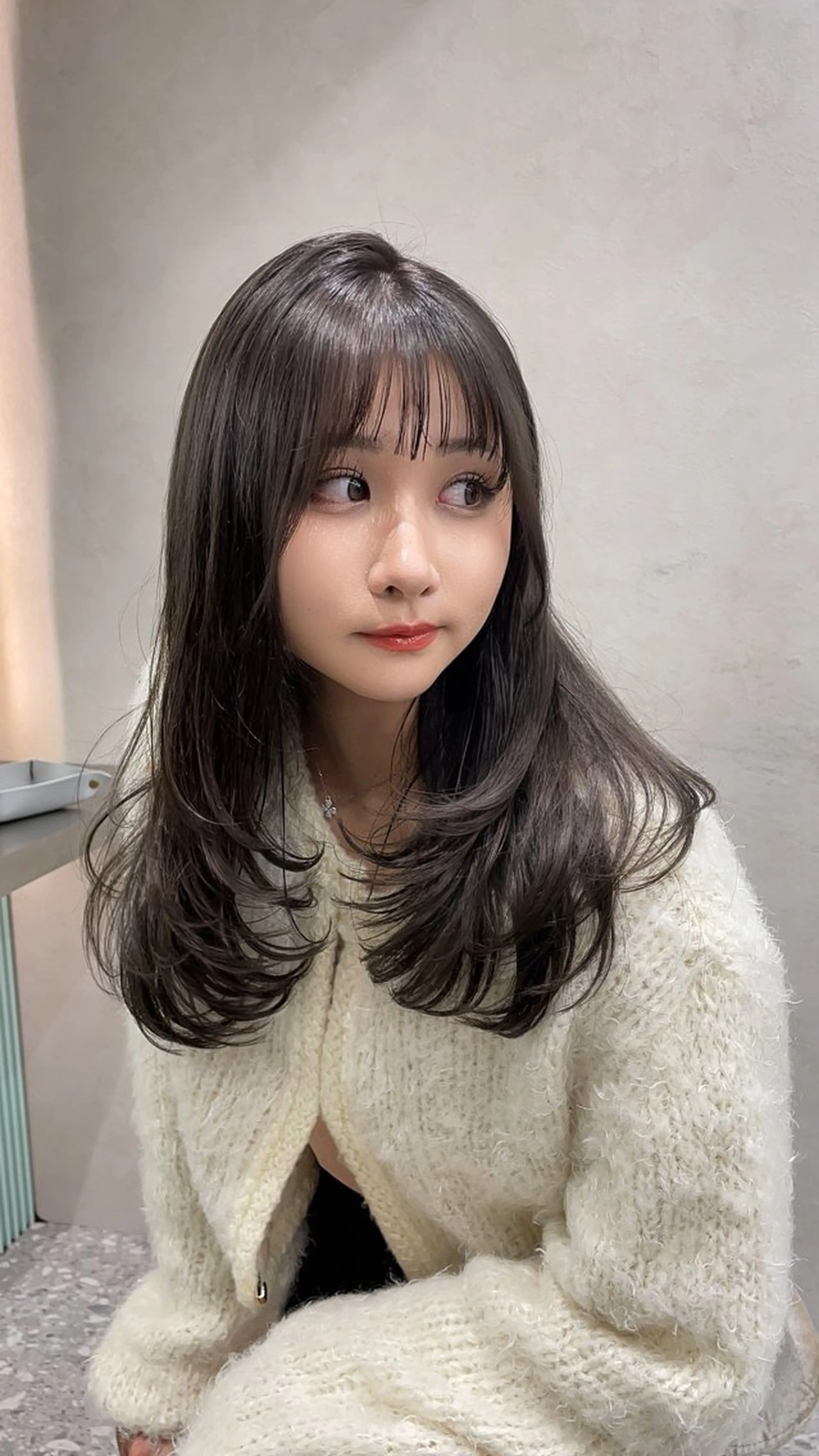 ロング カラー ロンド　ウル所属・レイヤー/縮毛矯正⭐ 特化美容師のヘアスタイル