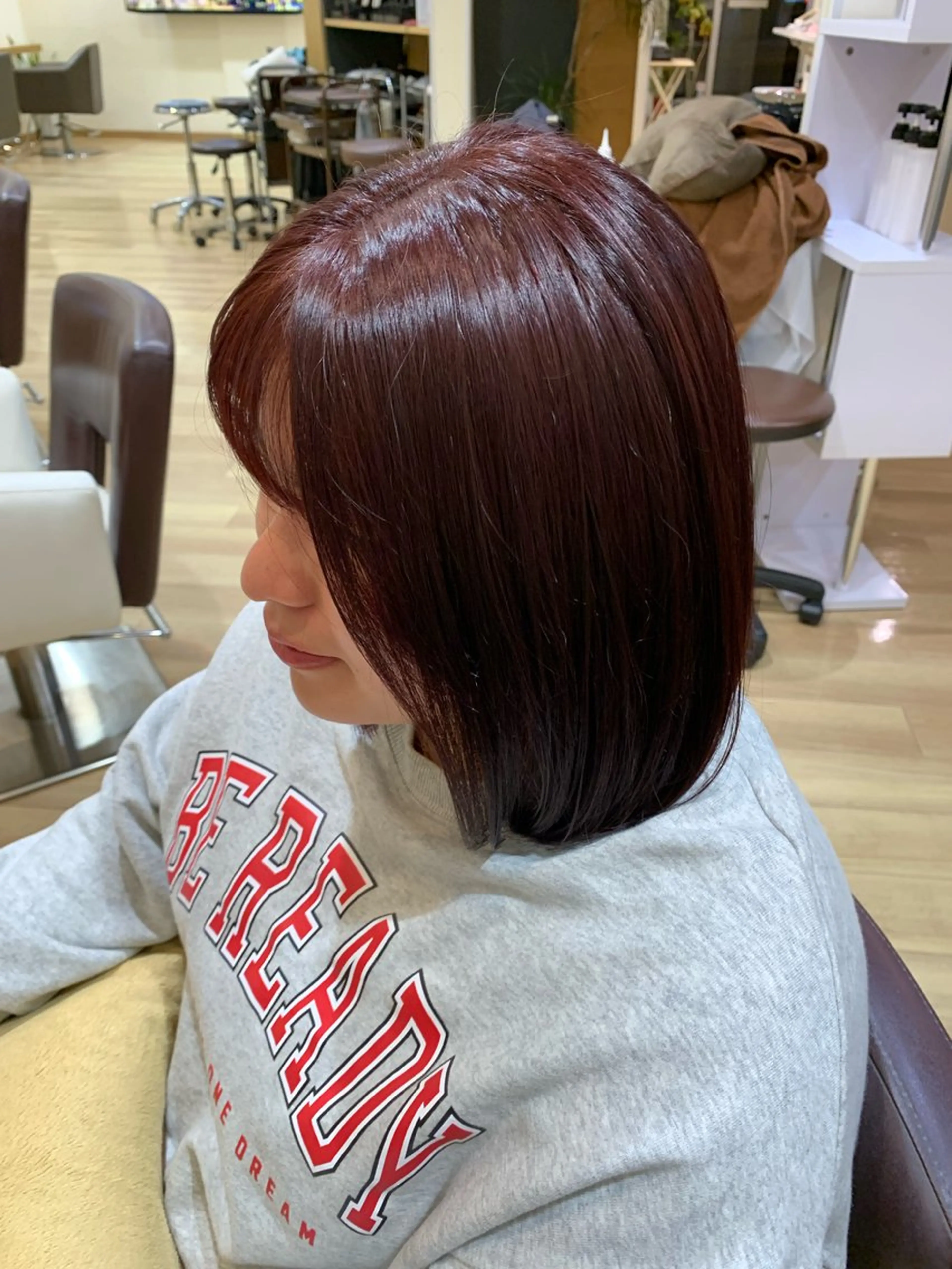 カラー ブリーチ ダブルカラー ブリーチなしカラー ヘアカラー 🫧透明感 カラー/ うる艶髪/🎀みずきのヘアスタイル