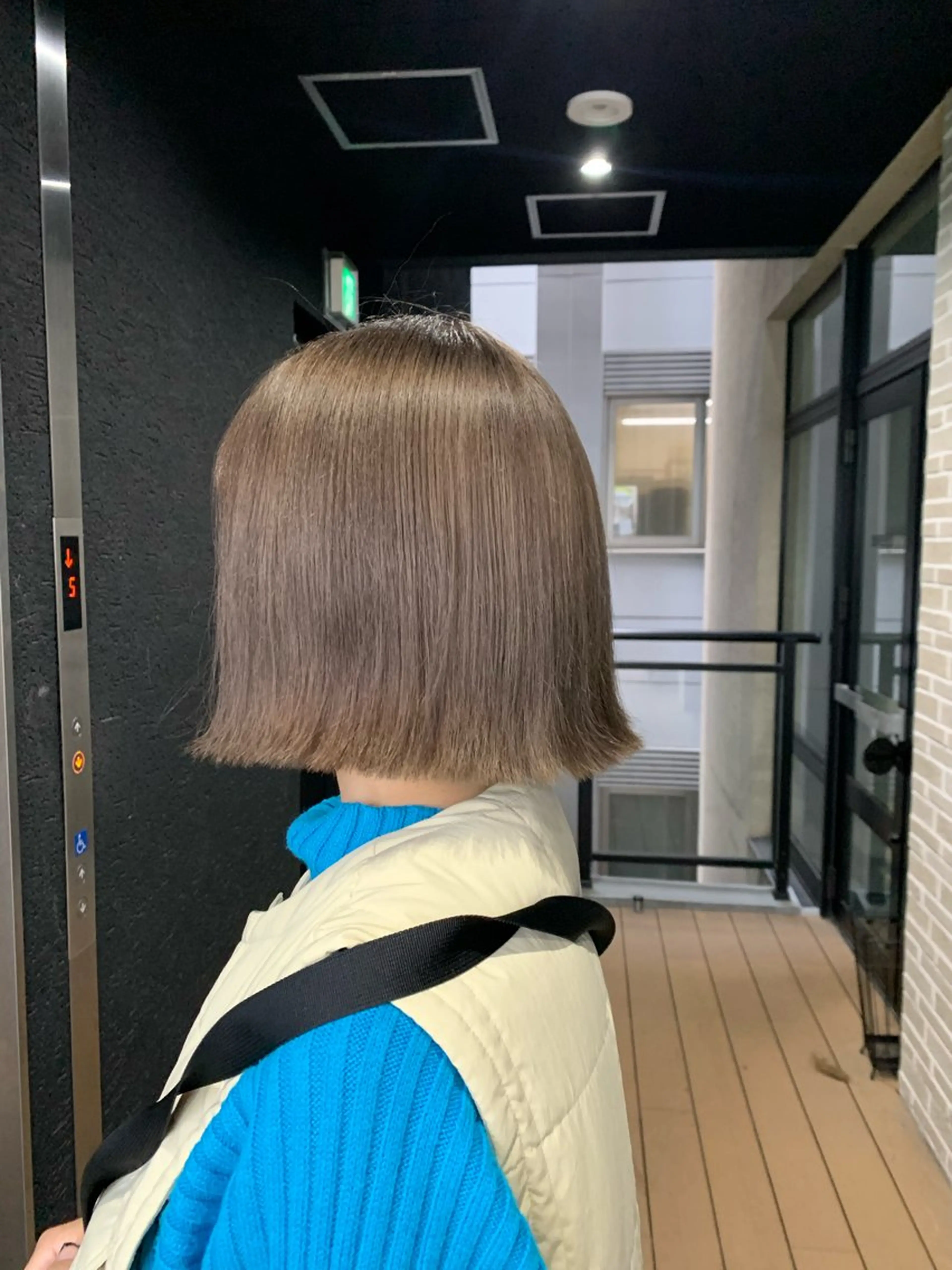 ミディアム カラー ヘアアレンジ kei﹏ ﹏ ✄ zina博多のヘアスタイル
